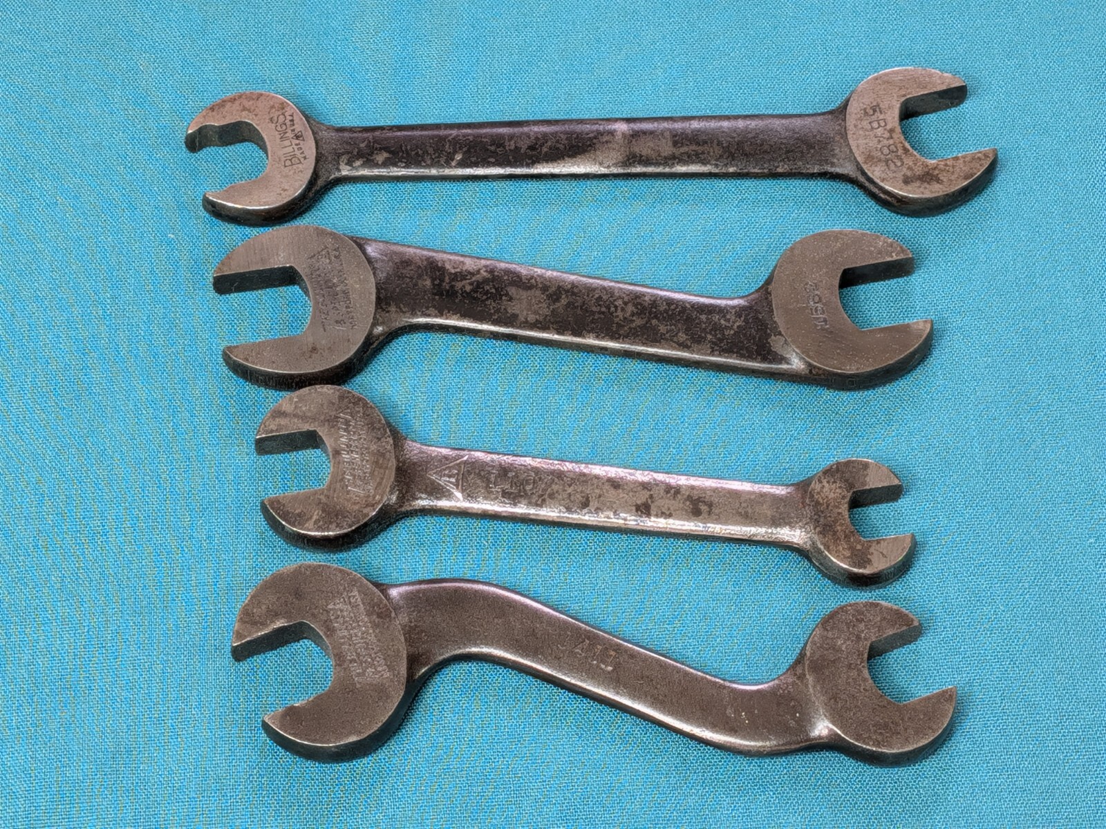 Vintage Billings & Spencer 4 pc. Wrench Collection