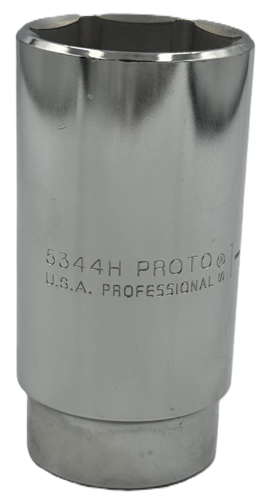 Proto J5344H 1-3/8in Deep Socket 1/2in Drive 6 Point Chrome SAE Tool