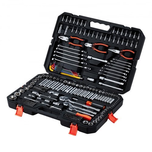 Mechanics Tool Set, 314-Piece Mechanic Tool Kit, 1/4 in, 3/8 in, and 1/2 in Driv