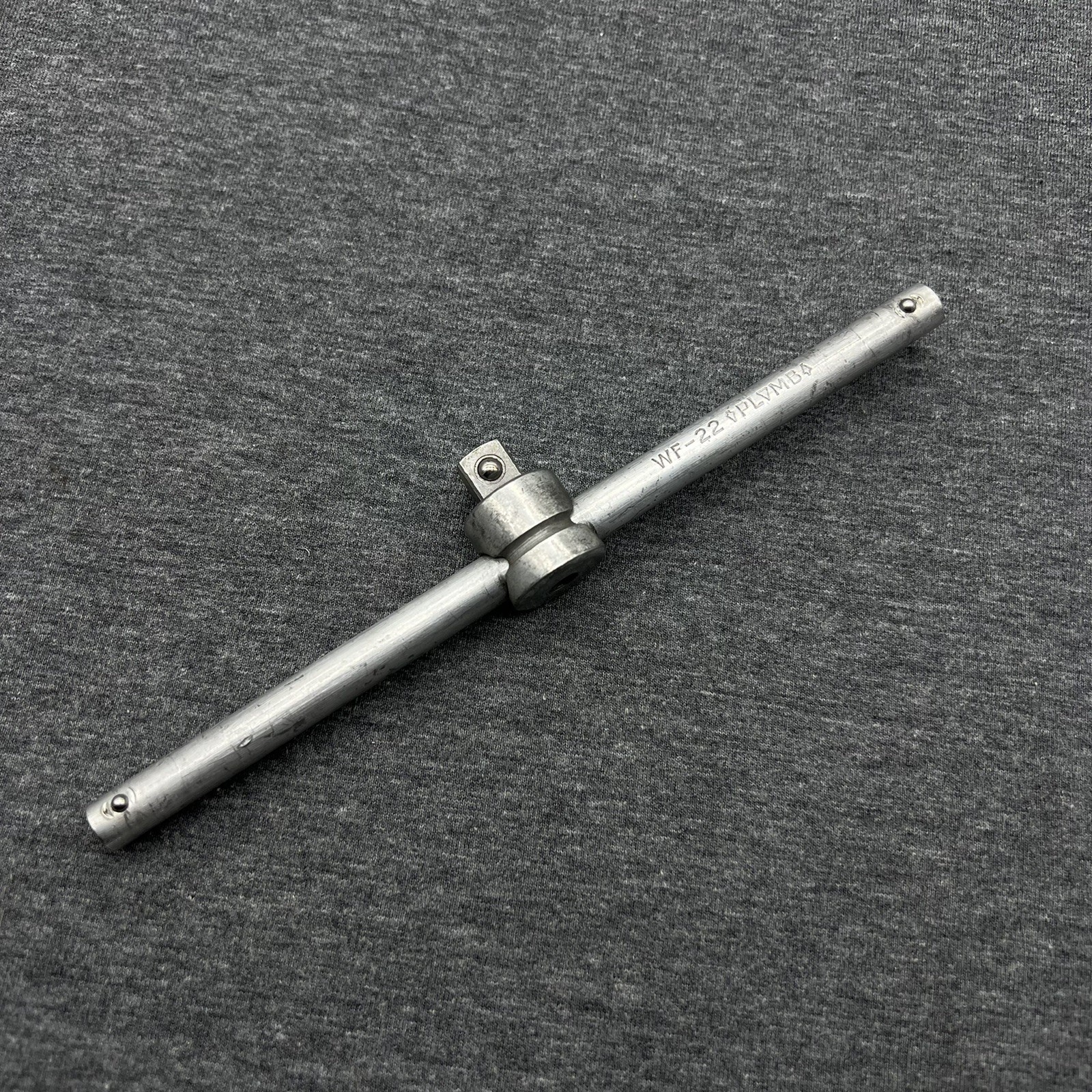 Vintage PLOMB TOOLS WF-22 Sliding T- Handle Breaker Bar 3/8″ Drive USA