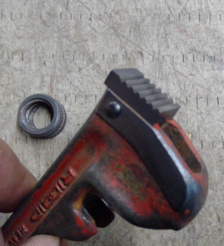Vintage Ridgid 6 inch Pipe Wrench Elyria Ohio USA Nice and Clean!