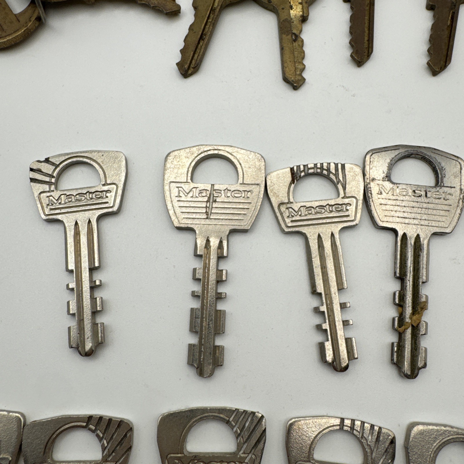 Vintage Lot of Master Lock Keys Lot of 28