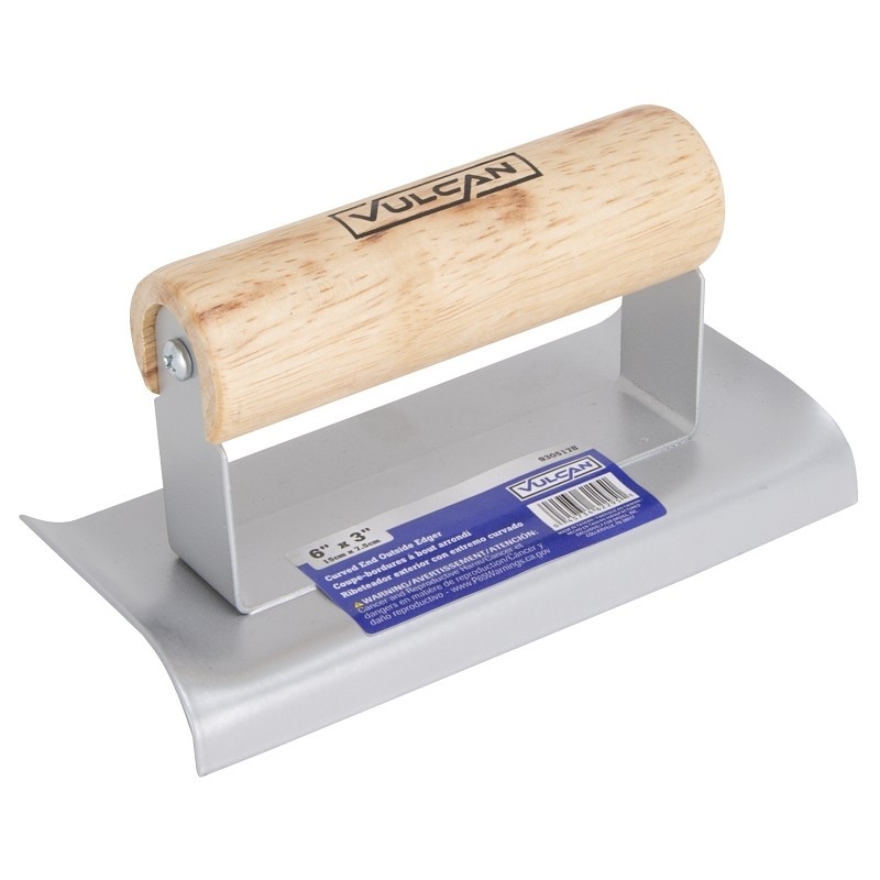 Vulcan 16920-3L Concrete Hand Groover, 6 in L Blade, 3 in W Blade, 1/2 in Lip, 1