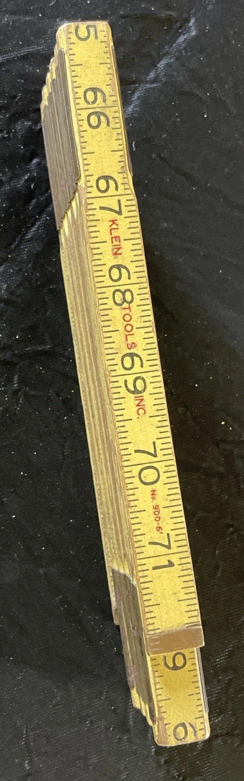 KLEIN TOOLS 6 ft./72″ No. 900-6 Wood Folding Ruler Made in USA | FREE S&H