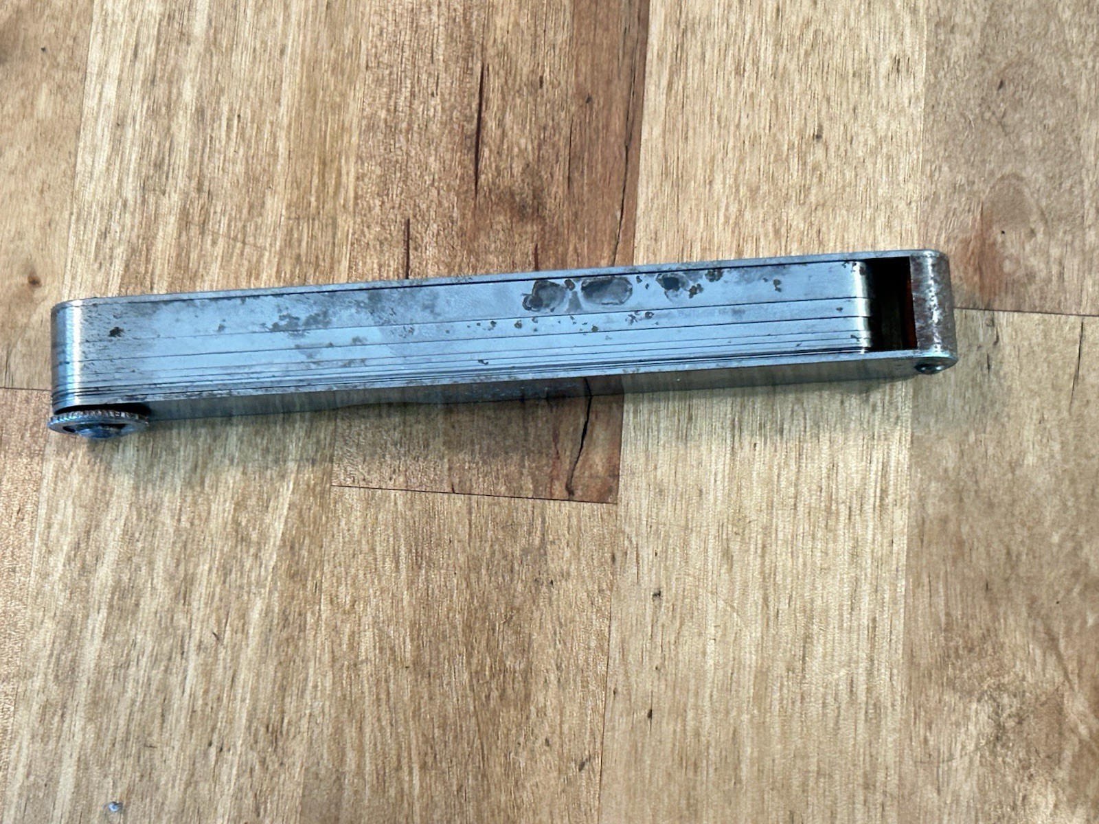 VTG L.E. Starrett No. 467 THICKNESS GAGE Feeler Gauge 11 Leaf .003-200 w/Box