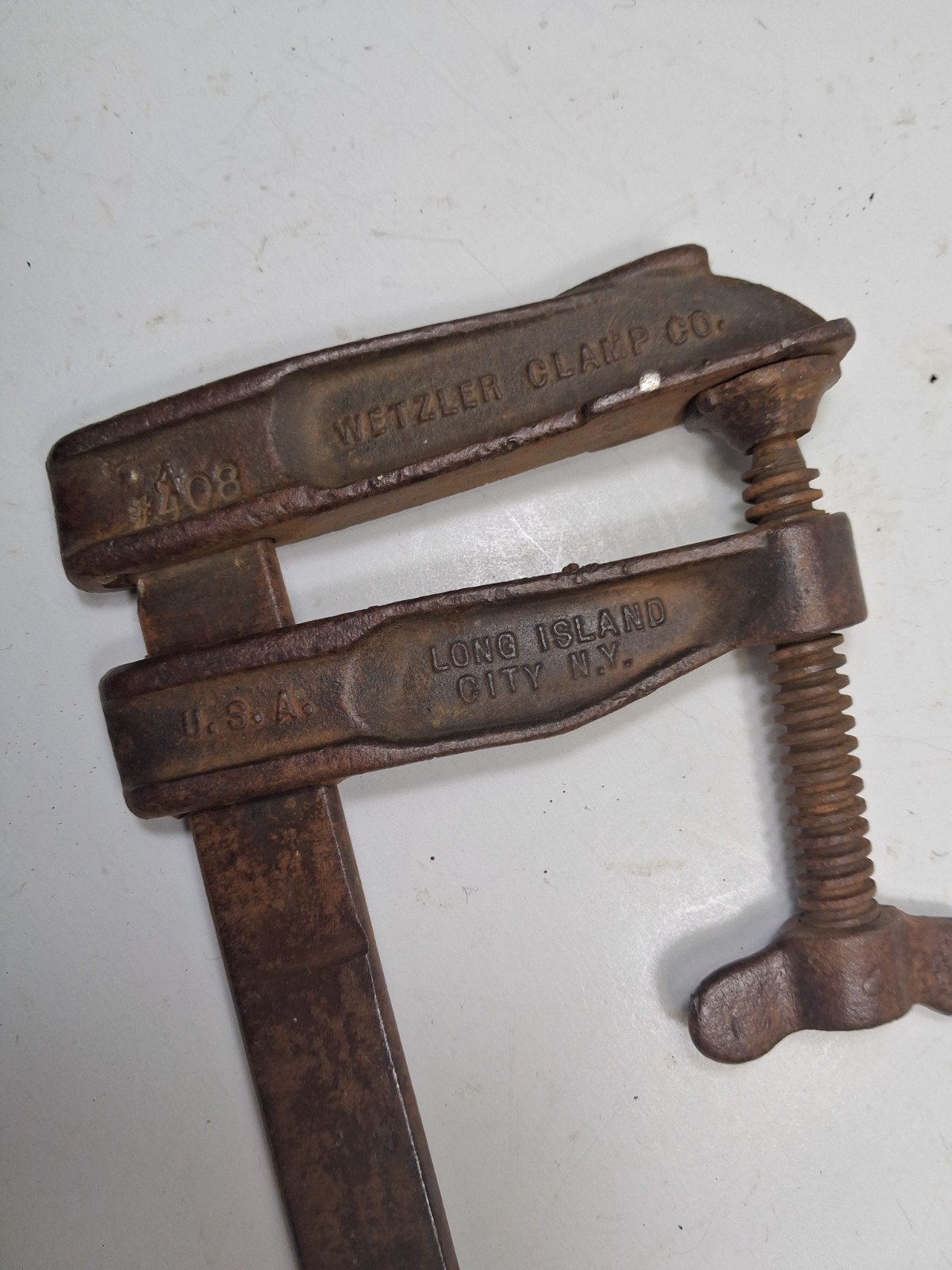 12″ Vintage Wetzler Clamp -Wetzler Clamp Co. U.S.A. Long Island City