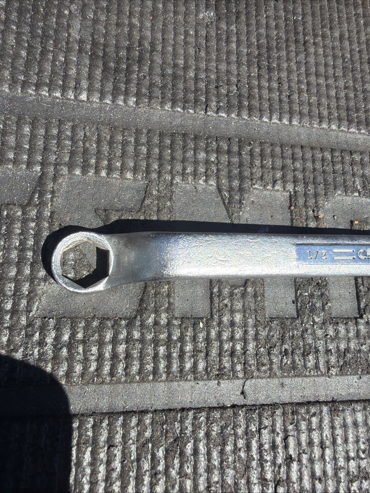 Sears Craftsman Pointy A Logo Double Box End Wrench Six 6 Pt Rare 1/2” X 9/16”