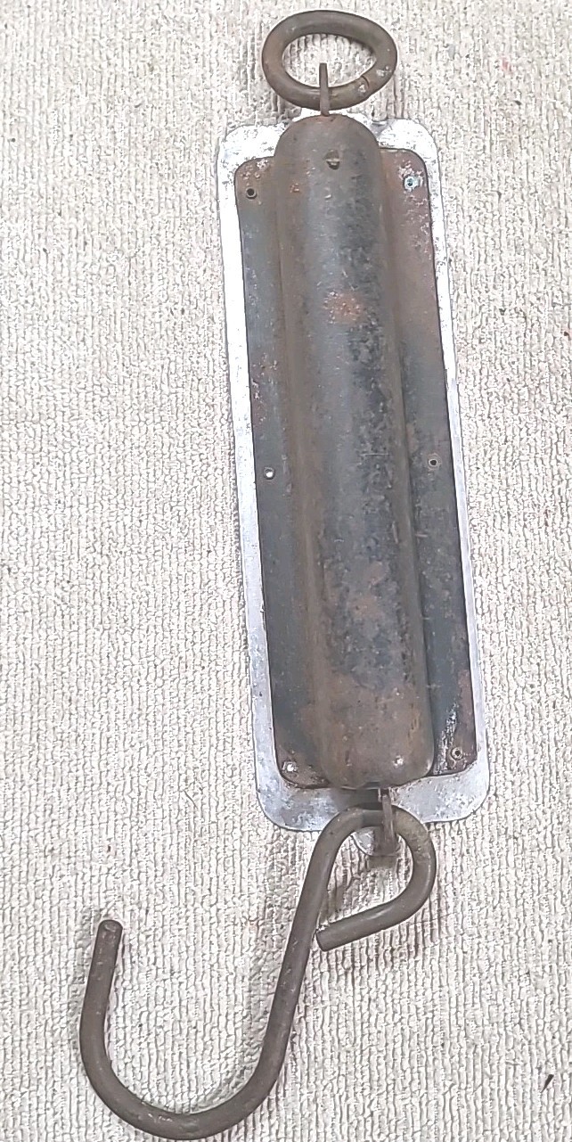 Antique John Chatillon & Sons 50 lb pound Hanging Scale New York USA MADE