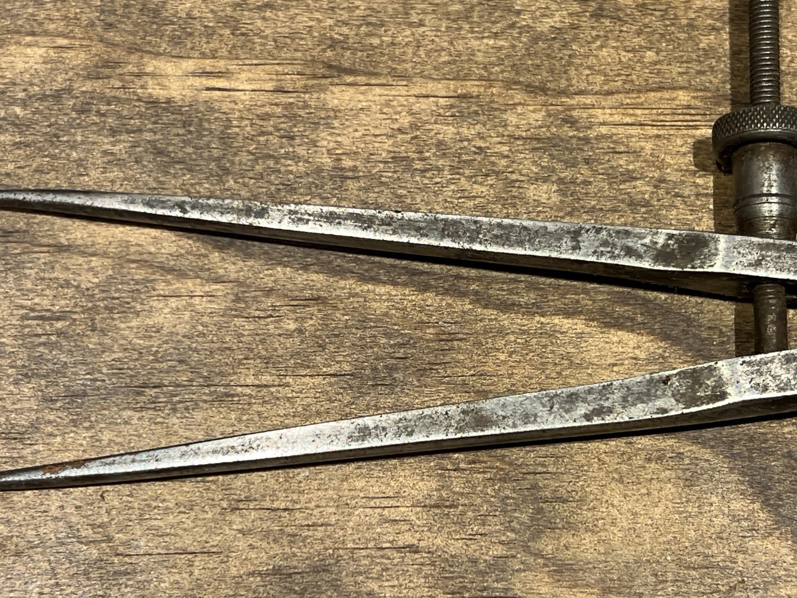 Vintage L. S. Starrett Spring Divider Squared Legs Made In USA Patented 1885 VTG