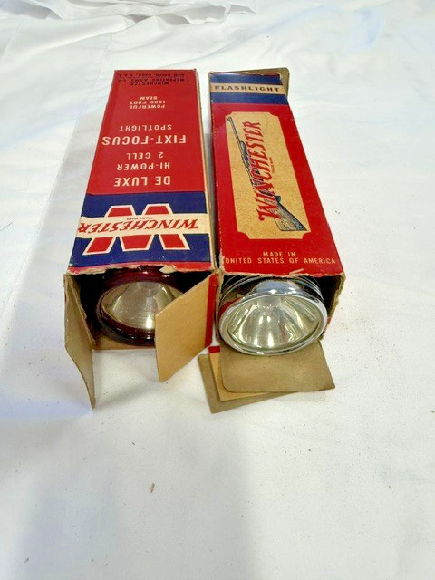 Winchester Flashlights Collectible Winchester Repeating Arms Silver Red No.6410