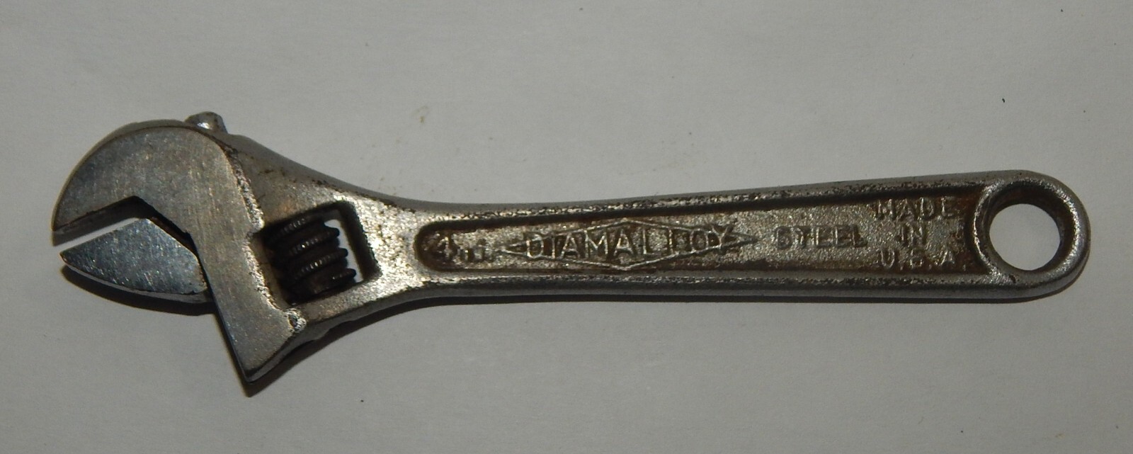 Vintage Diamond Calk & Horseshoe Co. 4″ Adjustable Wrench DIAMALLOY