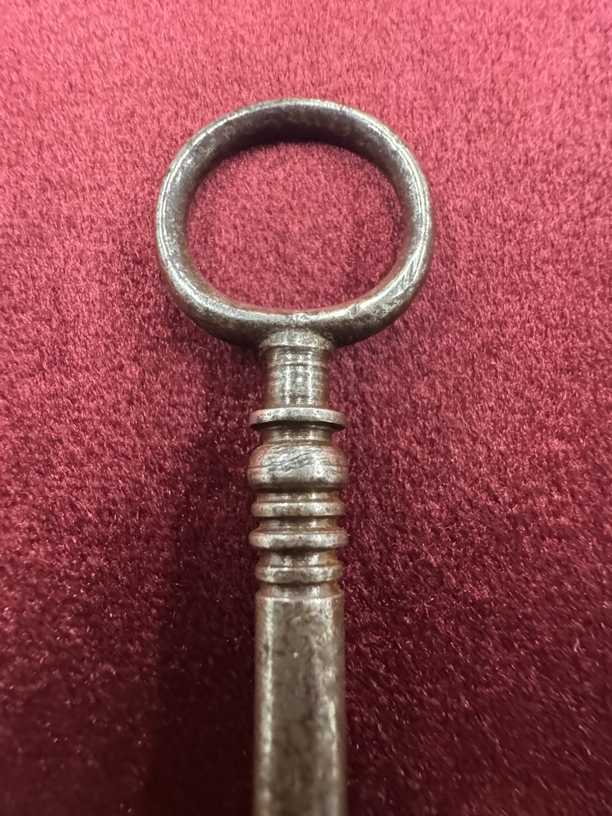 🌿 🗝️ Antique Skeleton Key Hollow Barrel Authentic Vintage Key Steel