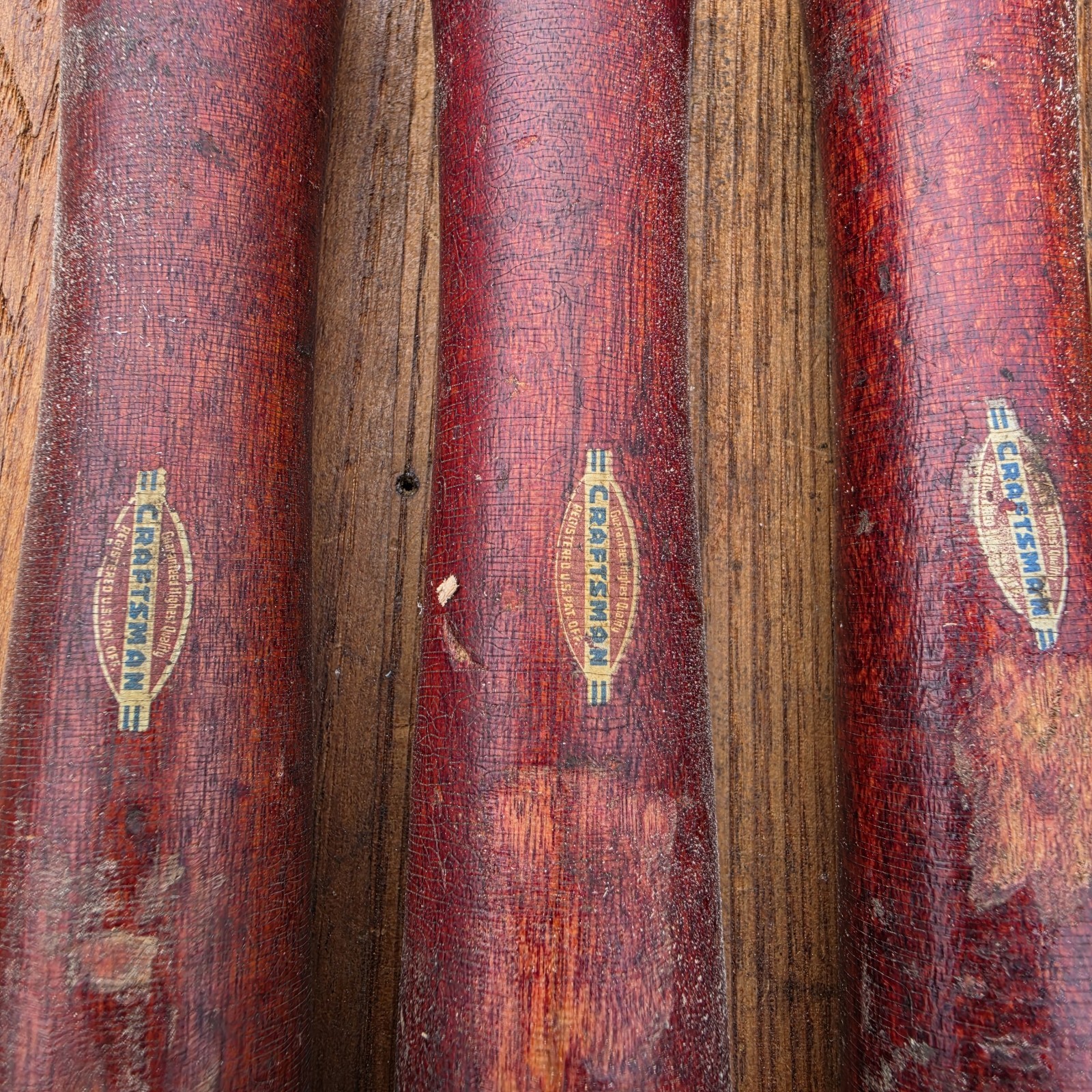 Vintage Wood Lathe Chisels Lot Craftsman Shop Smith