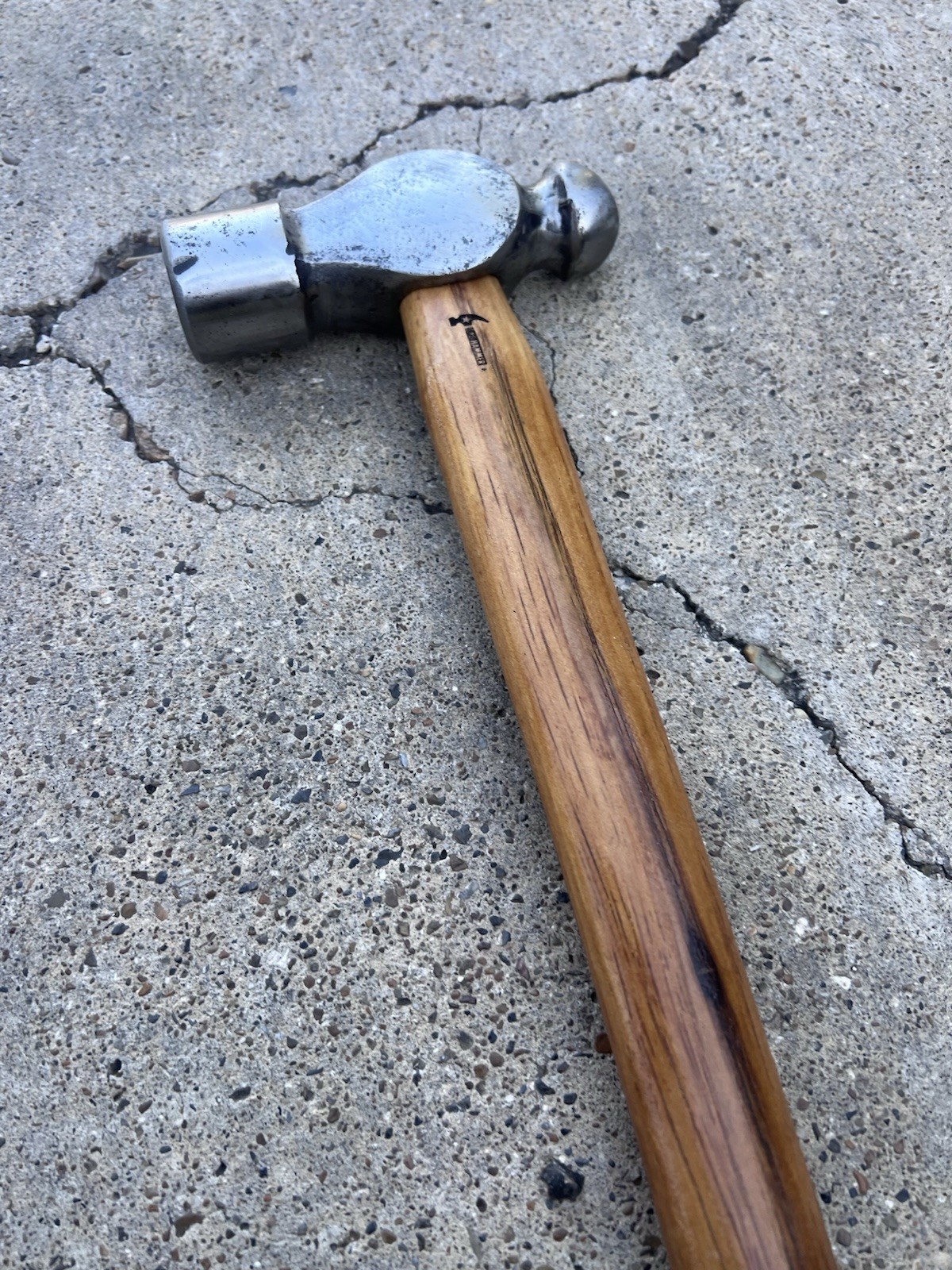 Bad-Hammer 2.7lb Unbranded Ball & Peen Hammer w/ Custom 16.5in Hickory Handle