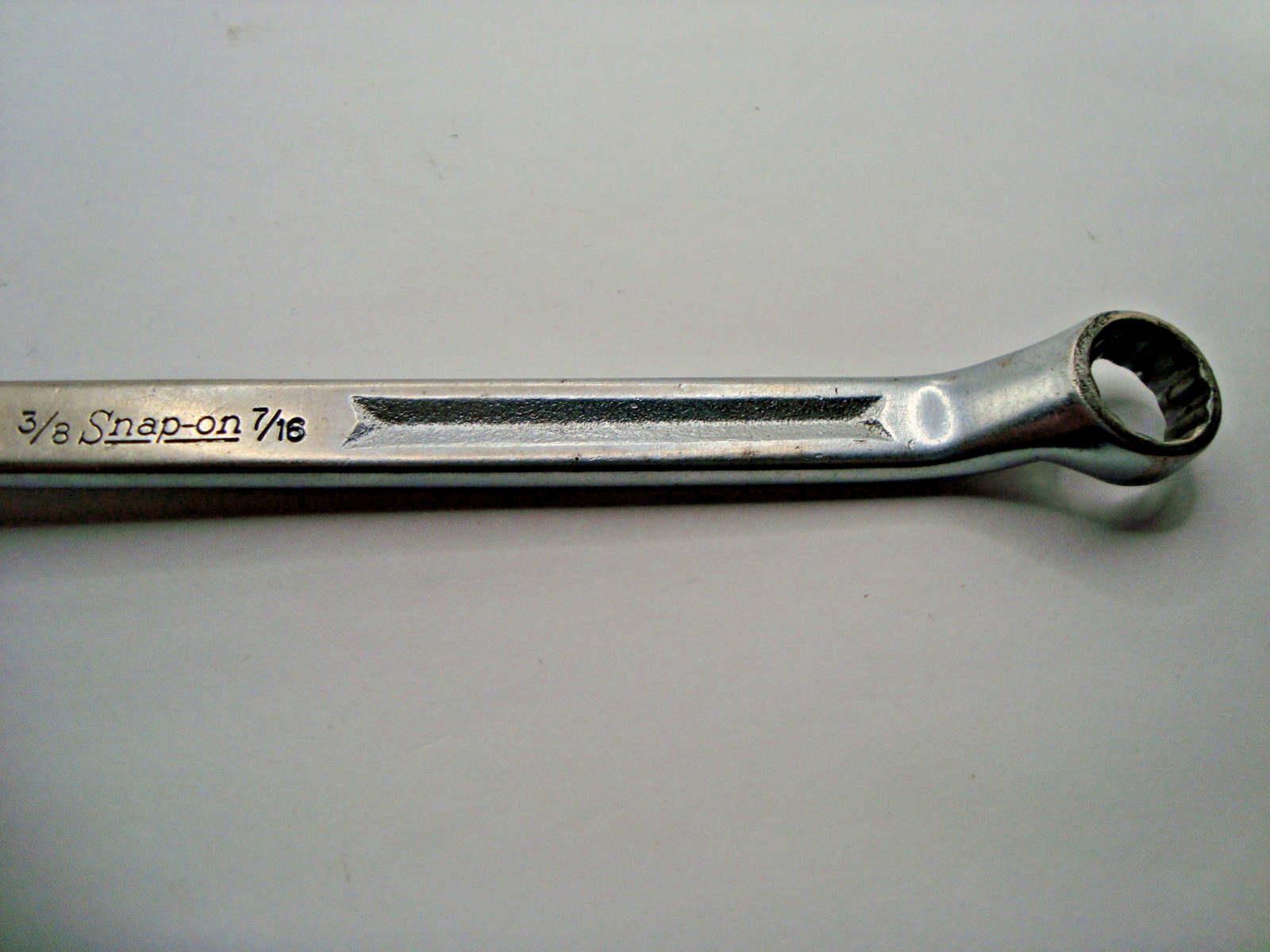 SNAP ON XV1214 3/8″ x 7/16″ OFFSET BOX END WRENCH / 12 POINT / 7-3/4″ LONG / USA