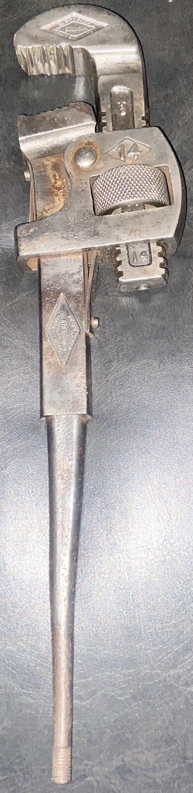 Stillson 14 Inch Pipe Wrench Walworth Mfg. Co. Boston U.S.A.