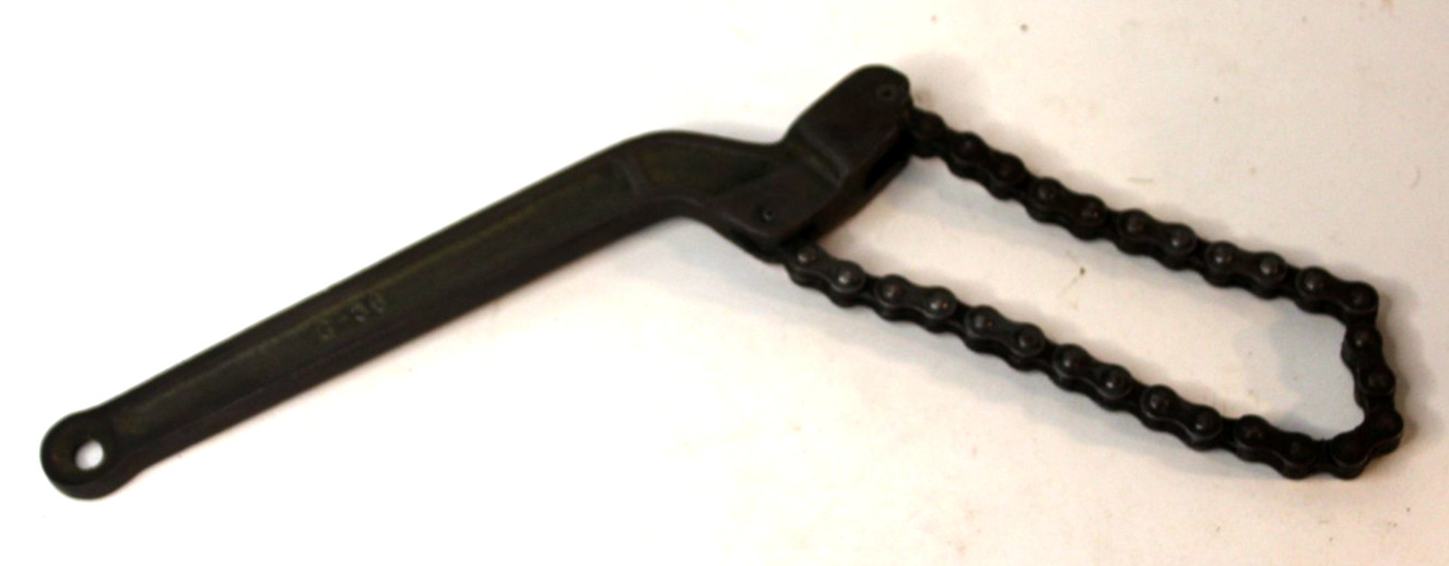 Vintage Mechanic Tool Ken-Tool Akron Oh G-36 Chain Filter Wrench