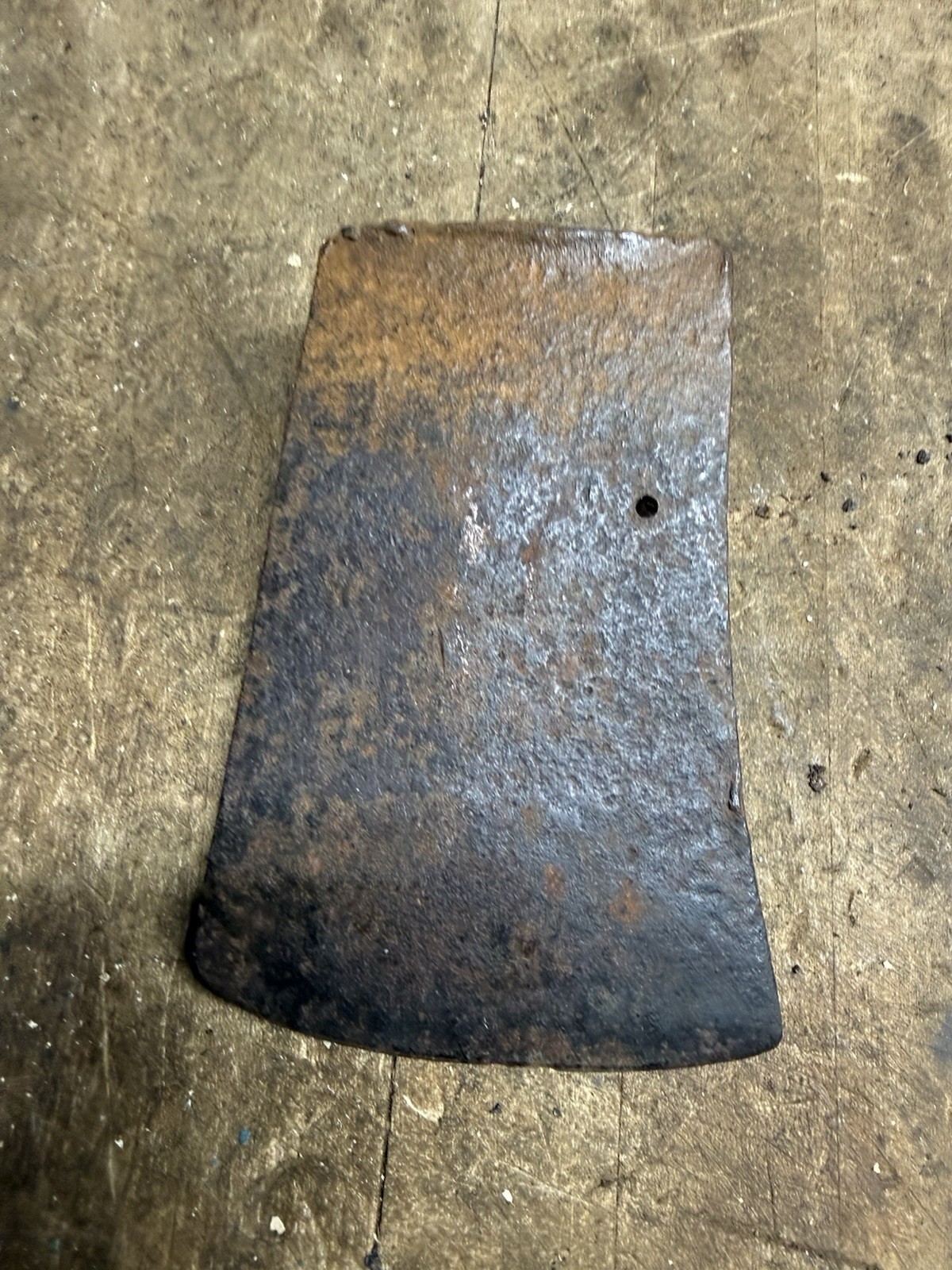 Antique Rare 3-1/2 Lb Wide Connie Bit Axe Head Tool Unmarked Unknown Maine USA