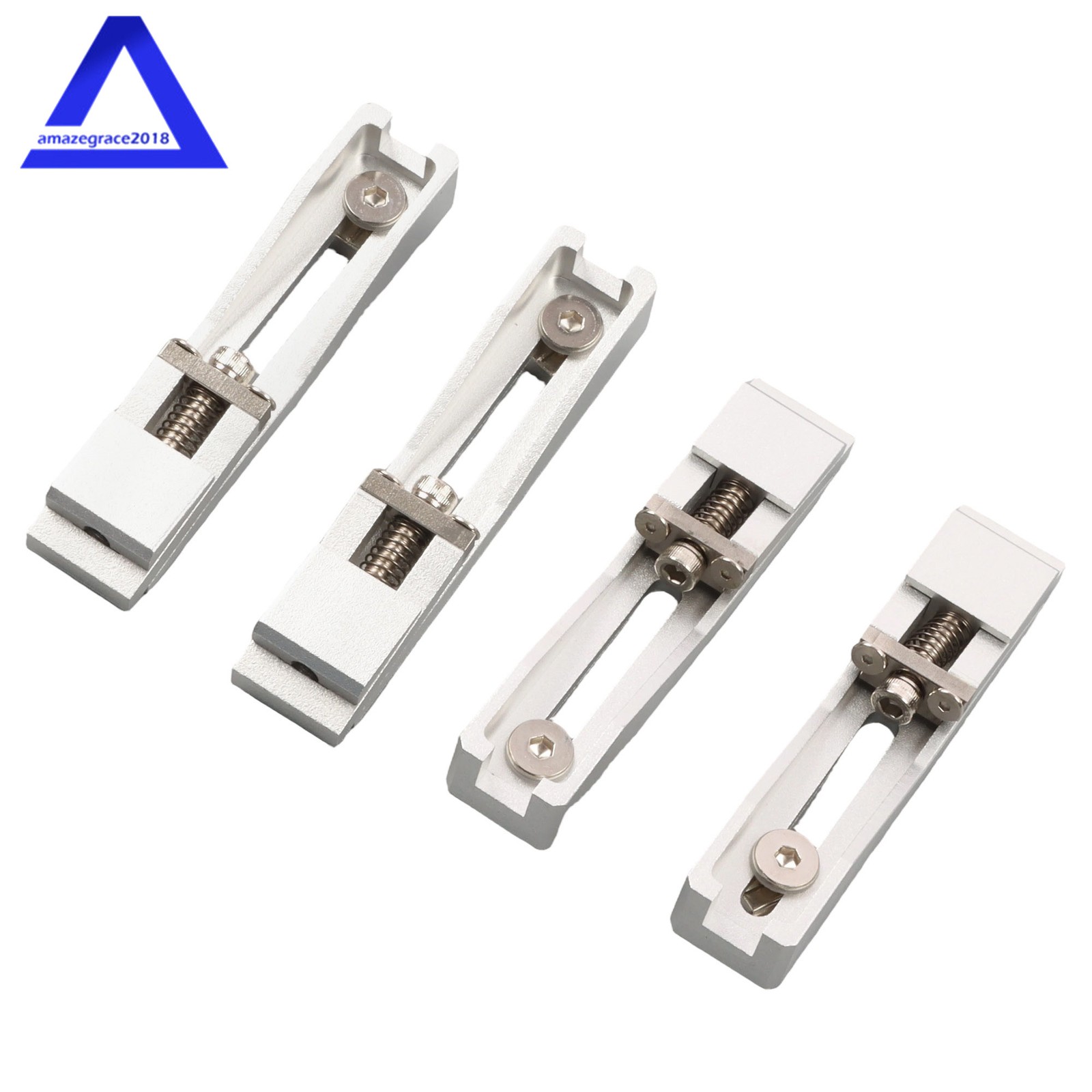 4 PCS Upgrade CNC Router Vise Low Profile Aluminum Toe Clamp 4.2×0.9×0.6 Inch