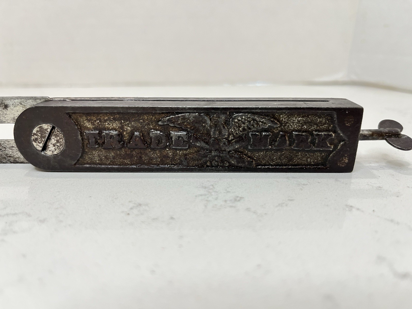 Antique Kershaw Brothers Eagle Sliding T-Bevel Square ~PAT. APL’D FOR.