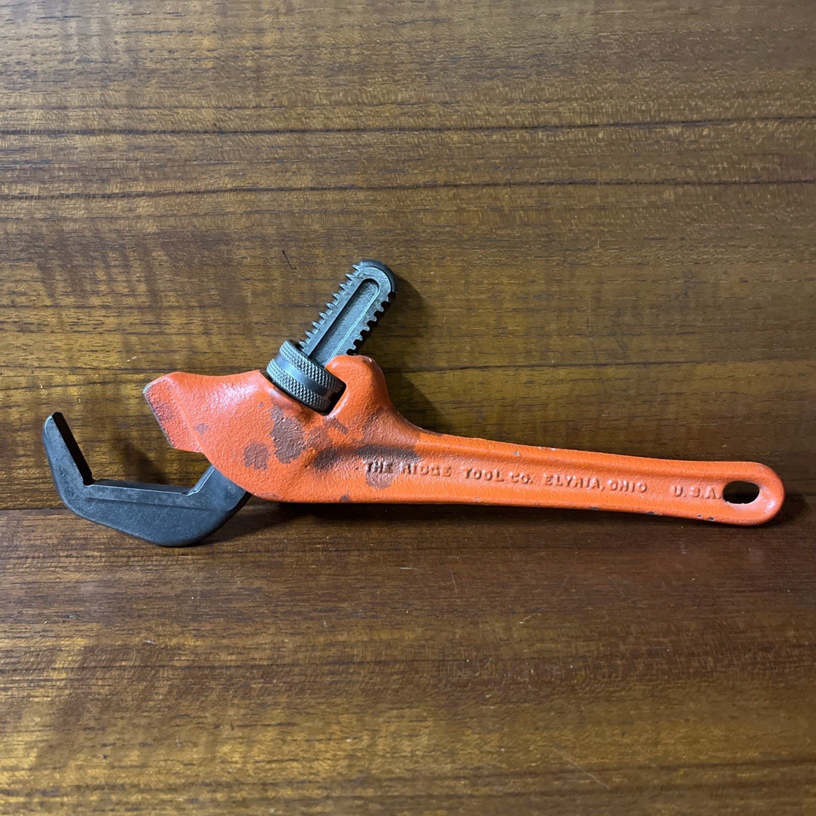 RIDGID E-110 Vintage Offset Hex Nut Pipe Wrench – Smooth Jaw – Elyria, OH, USA