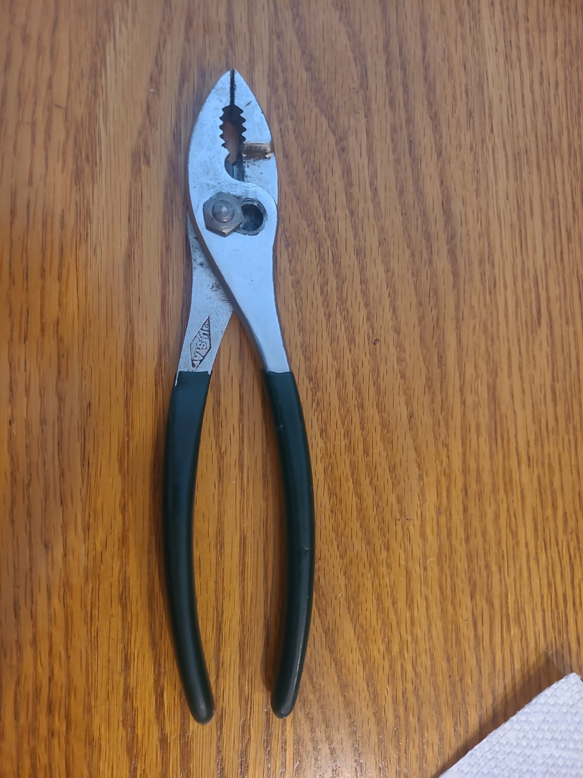 VINTAGE DIAMOND DIAMALLOY CAULK & HORSESHOE P18P 6″ SLIP JOINT PLIERS USA