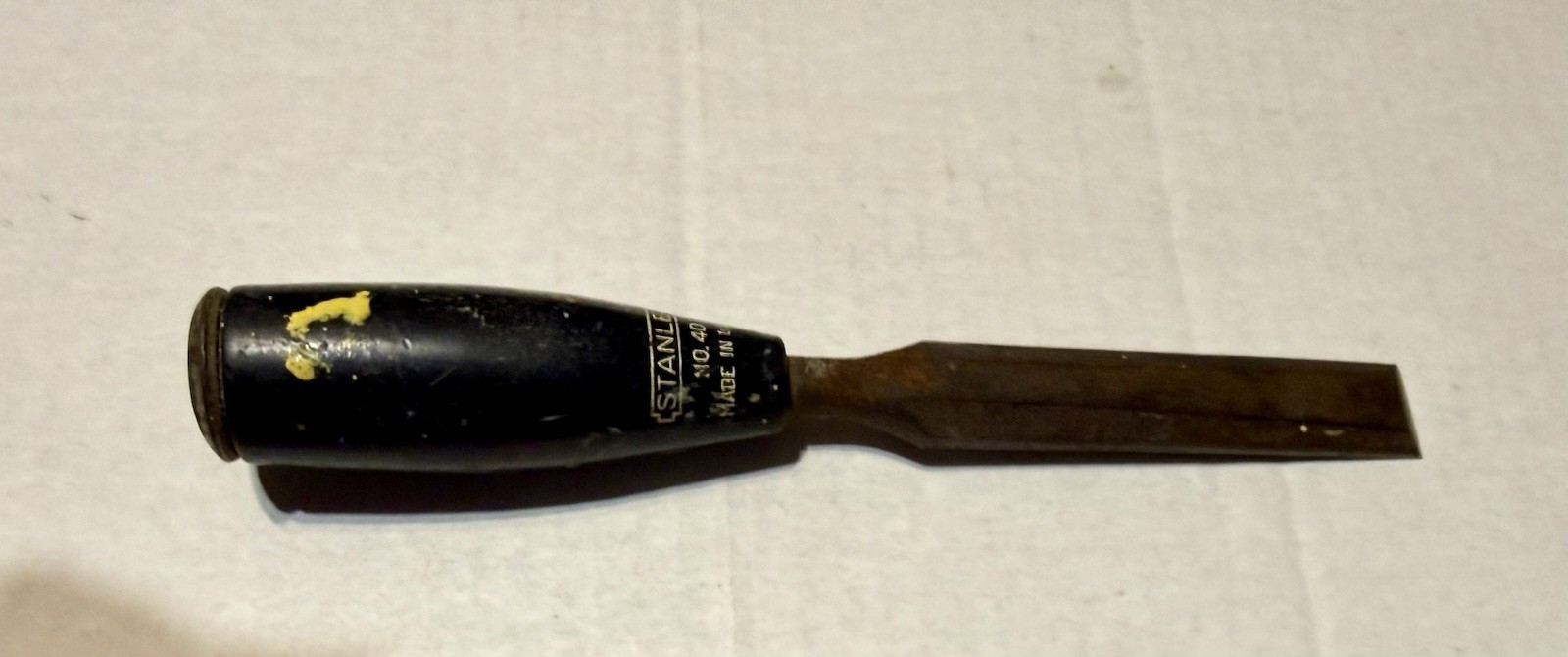 Vintage Stanley No. 40 Bevel Edge Paring Chisel 3/4” Everlasting Chisel