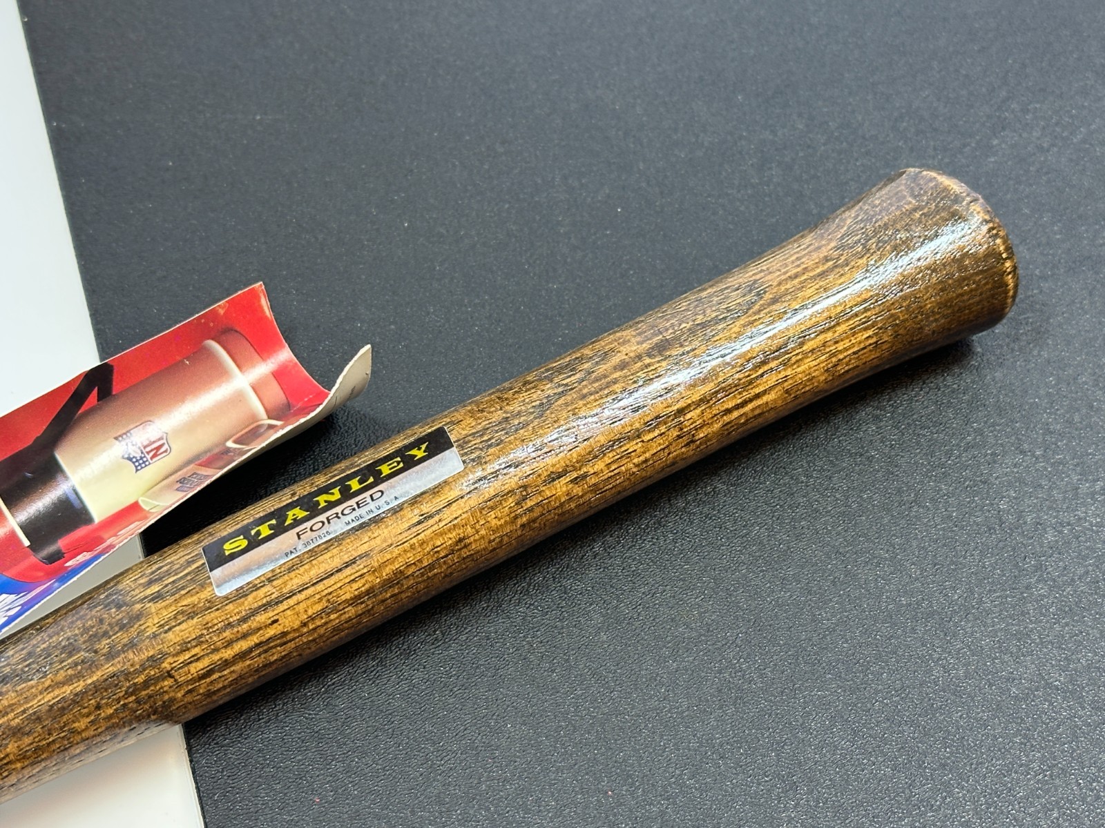 Stanley Tools USA (NOS NEW) H111 1/2 16oz Claw Hammer, Grained Wood Handle, Tag