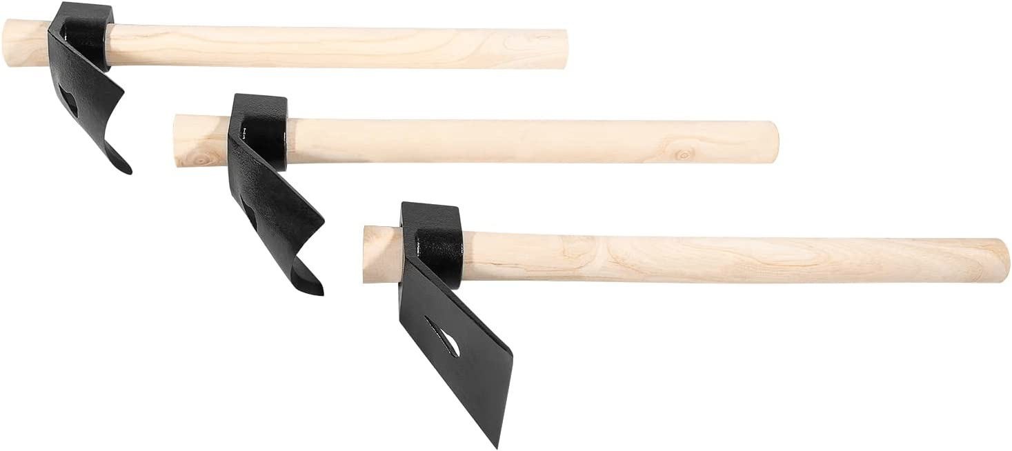 Curved Bowl Adze Woodworking Tool Set Straight Big Small Log Carving Hand Hewing