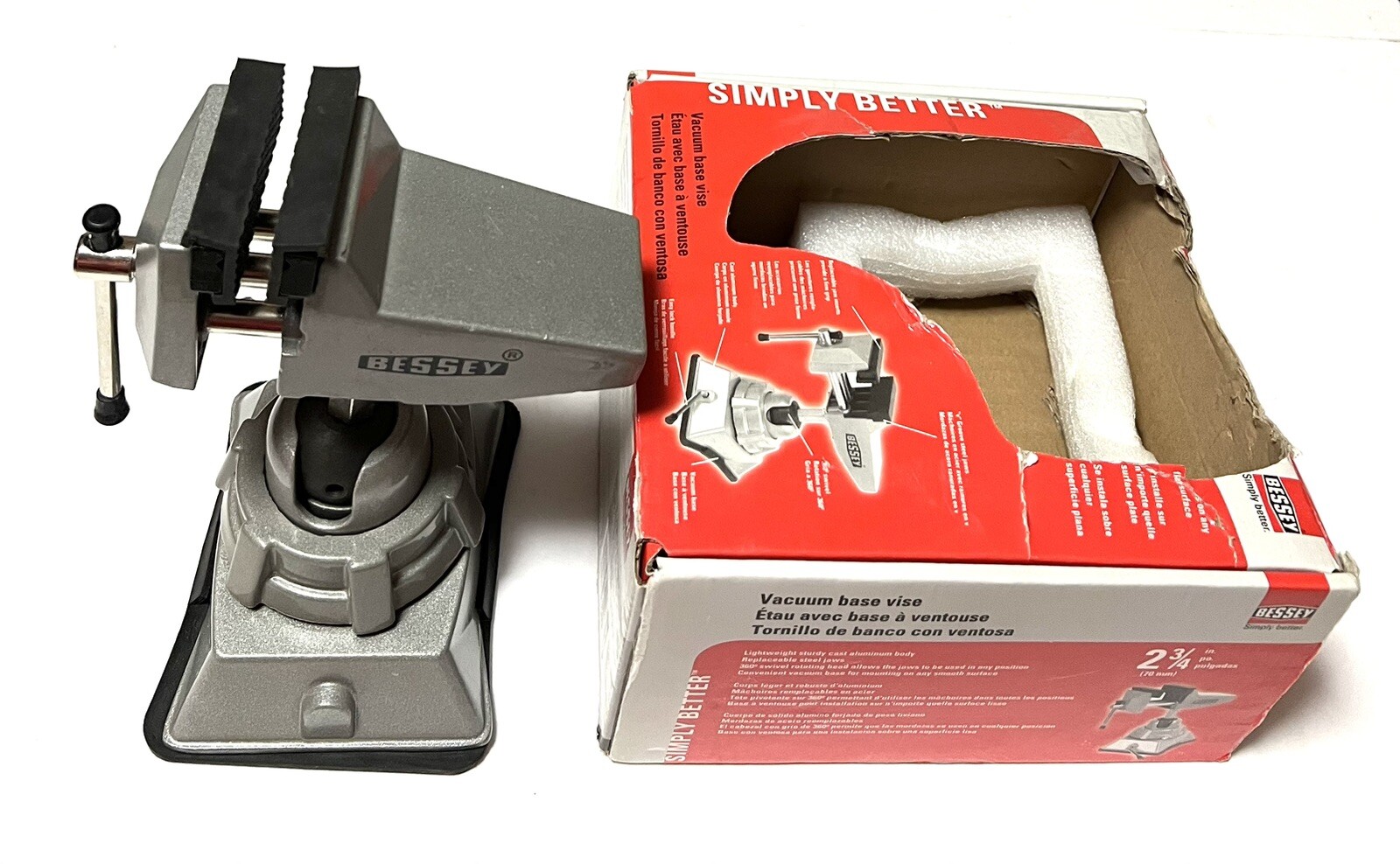 Bessey Swiveling Vacuum Base Vise 2 – 3/4 in.