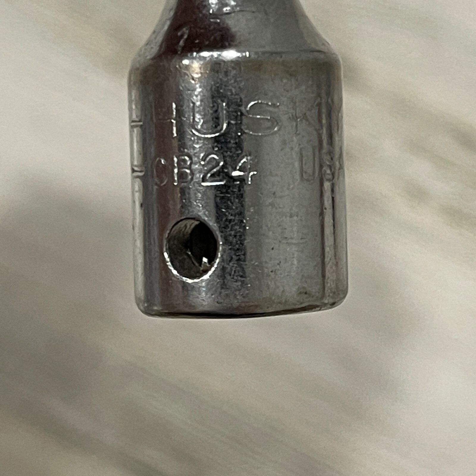 Vintage Husky 3/8” Drive 8″ Ratchet Socket Extension Model CB 24 Made In USA