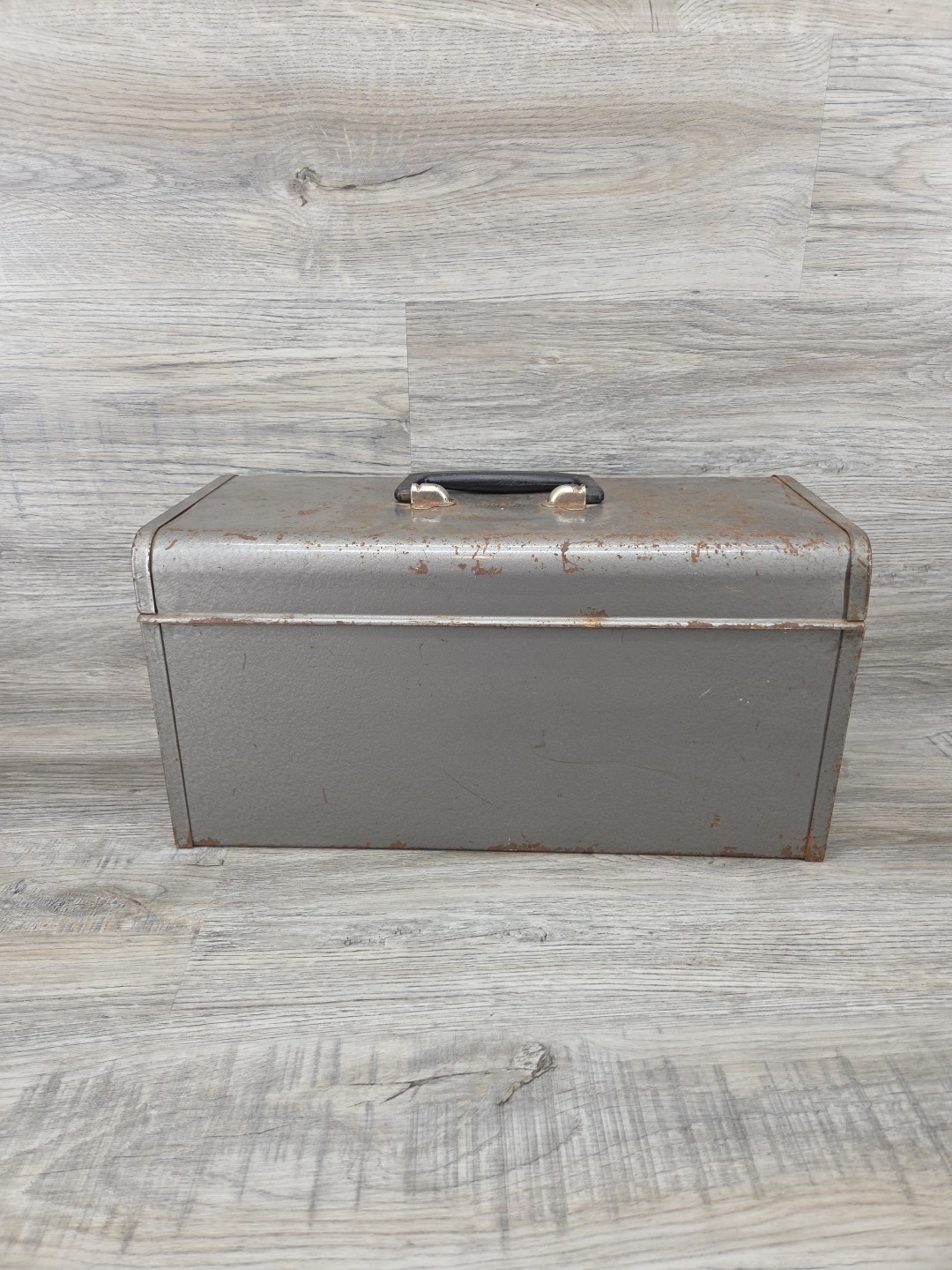 Vintage Craftsman 6500 Crown Logo Metal Tool Box 18″x8″x9″ USA