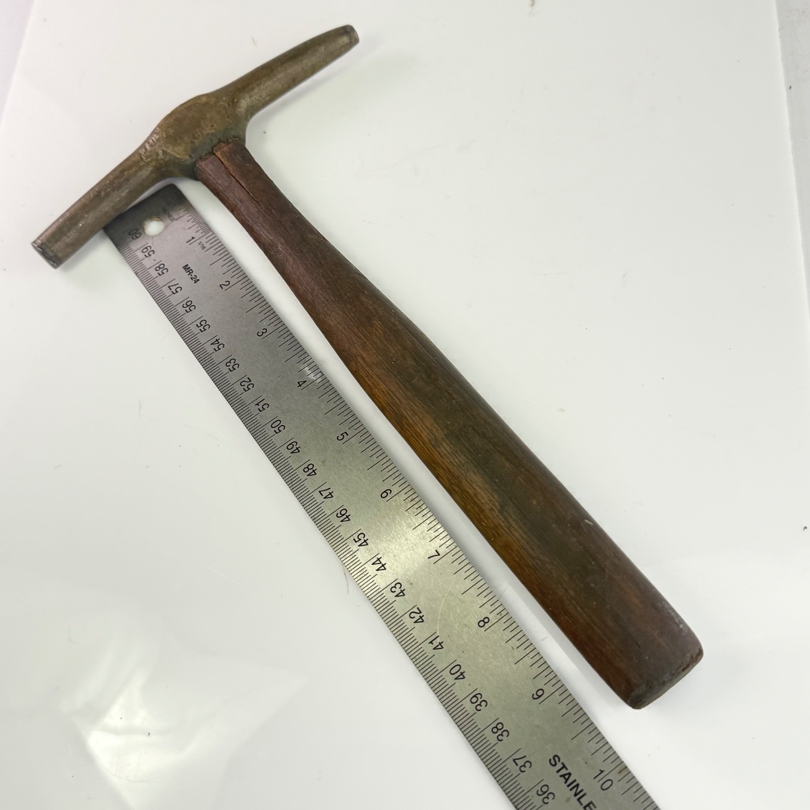 Vintage E.N. Mount Pat Pend Tack Hammer Upholstery Cobbler Leather Tool Shoemake