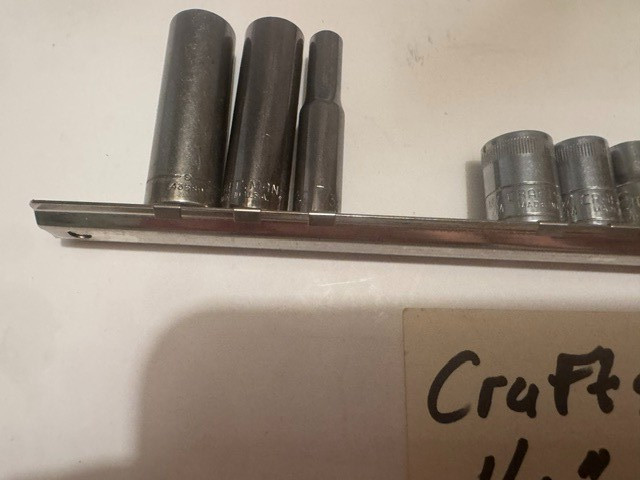 MADE USA VINTAGE CRAFTSMAN 17 PC ASSORTED 1/4″ DRIVE 6 POINT – VARIOUS SERIES