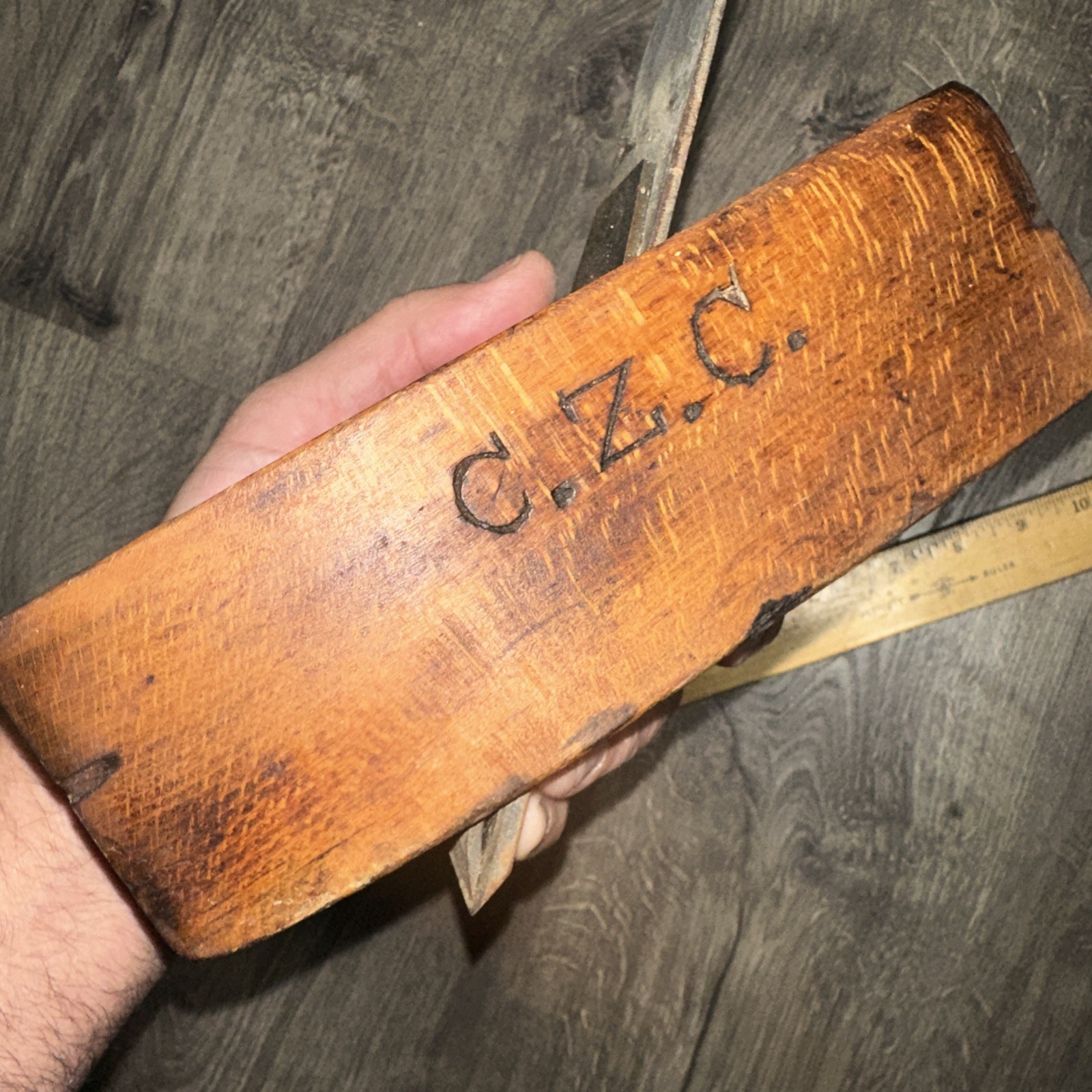 Antique D.R. Barton Wood Plane Rochester N.Y. “ As is “ 1832