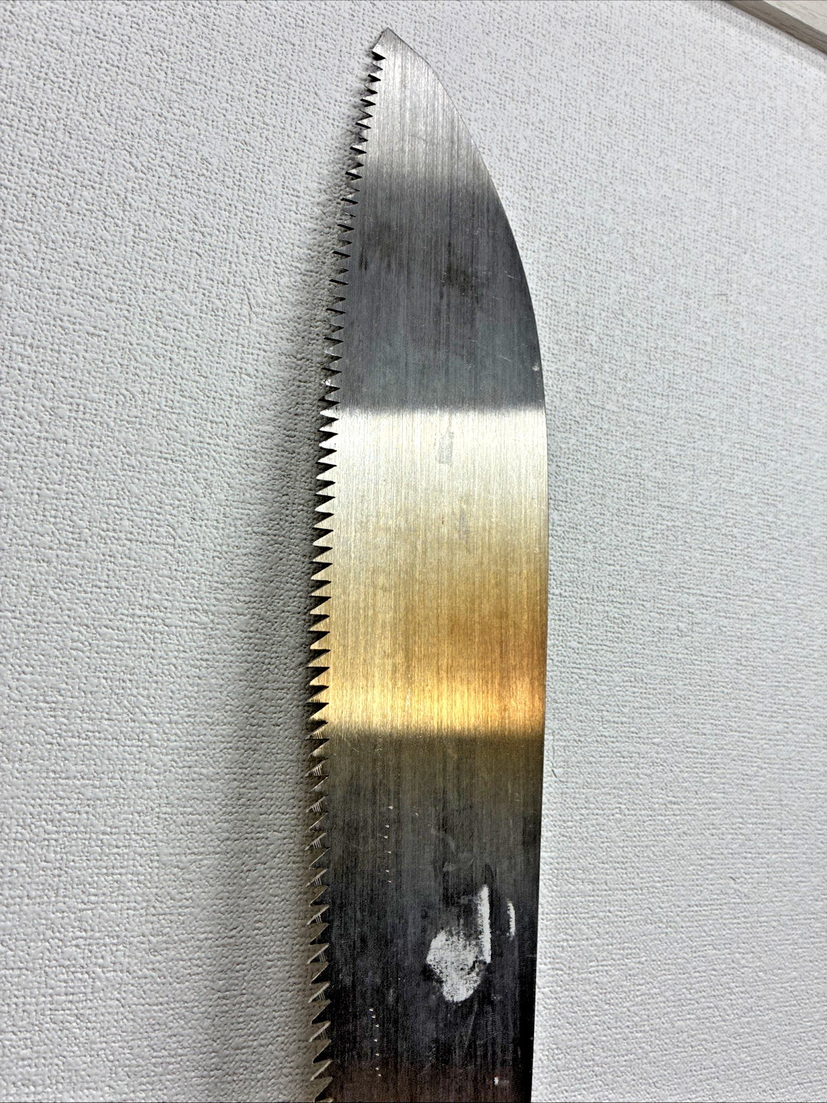 Vintage Japanese pruning saw 390mm Nkaya Riichiemon handmade NOS made in Japan 1