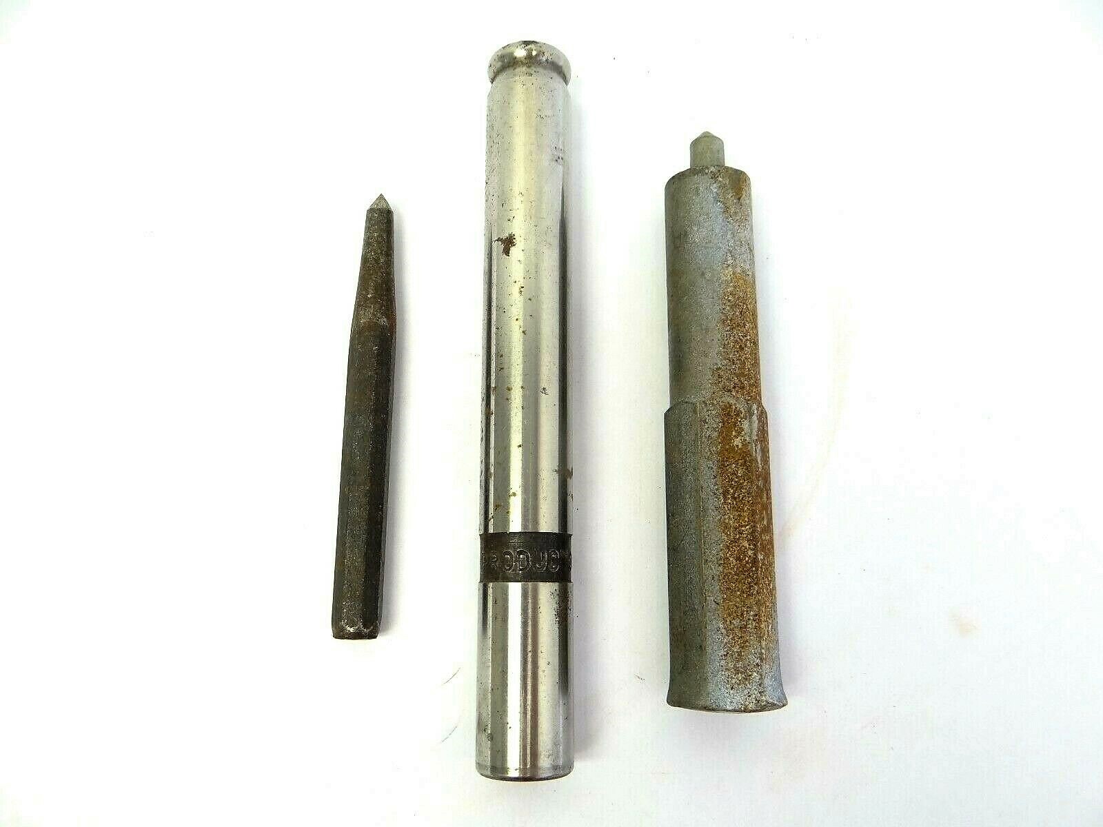 Prec Producto Tampin 3/8 Machinists Punches Punch Tools Heads Vintage Used