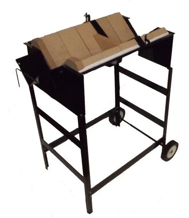 Whitlox Wood-Fired Forge – Fullsize – With Stand & Hood – Blacksmith with wood!