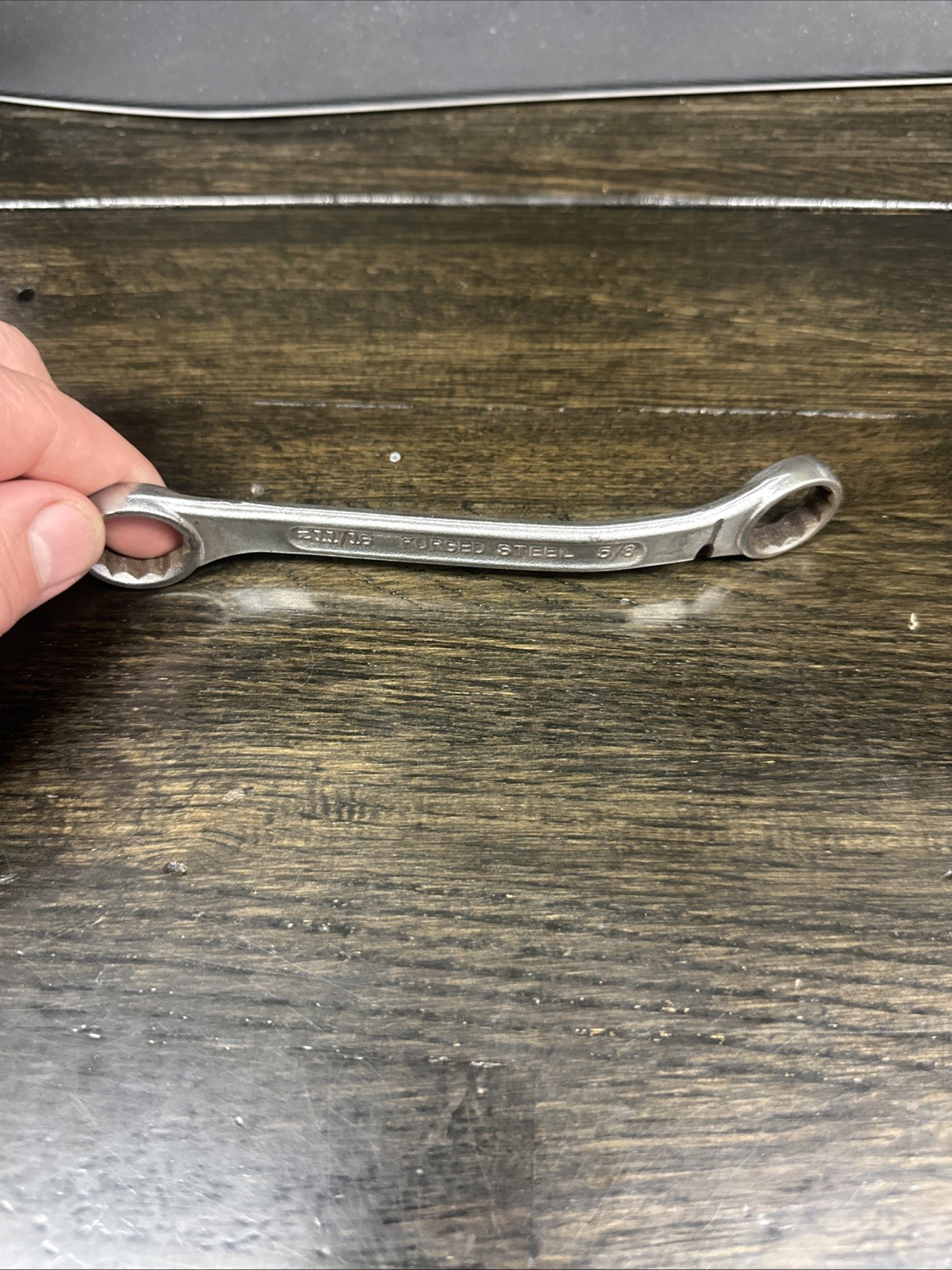 Vintage Forged Steel Made In USA 11/16 X 5/8