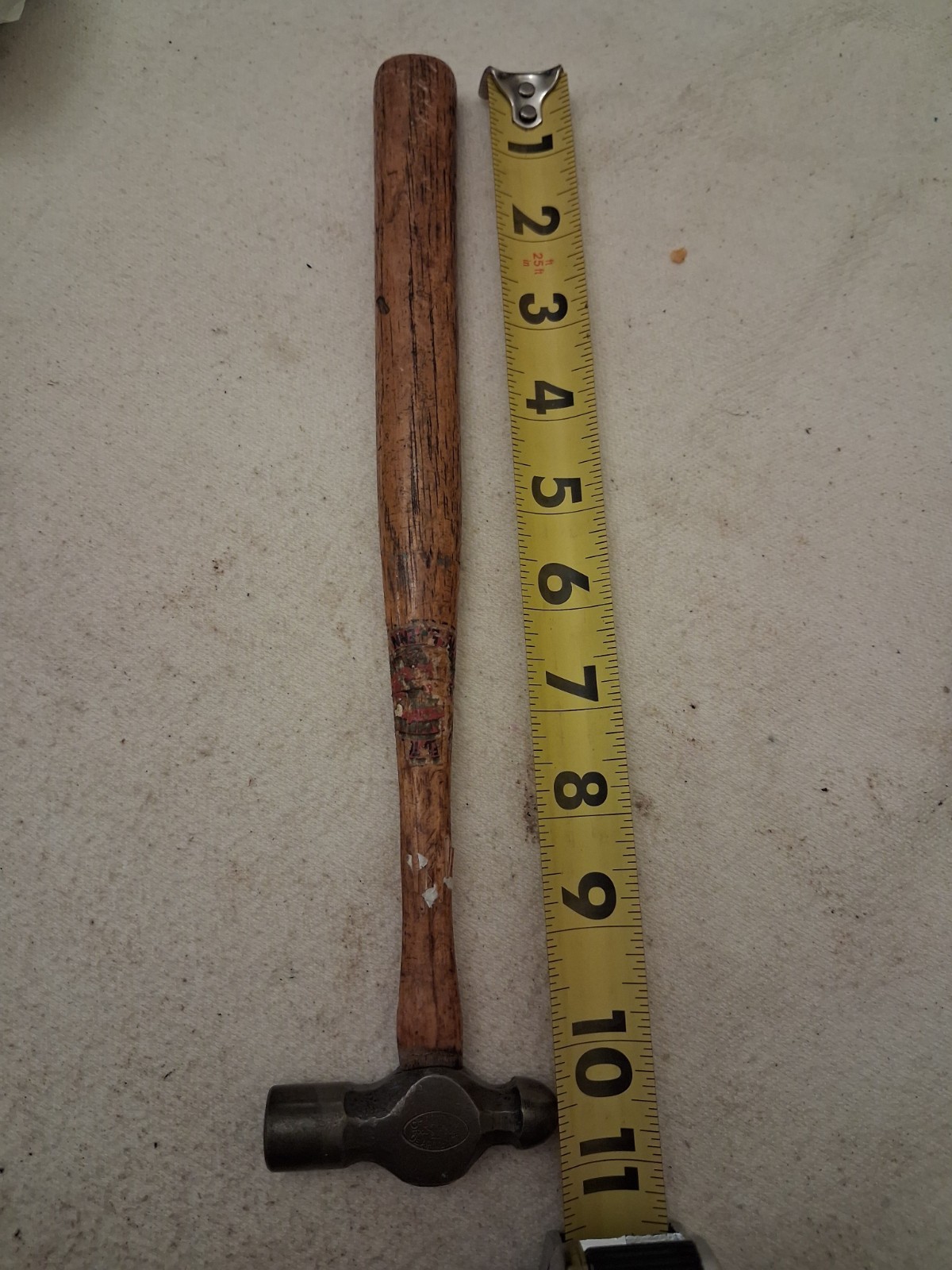 Vintage Champion DeArment 11″ Mini Ball Peen Hammer. 5.6 Oz Total. USA.