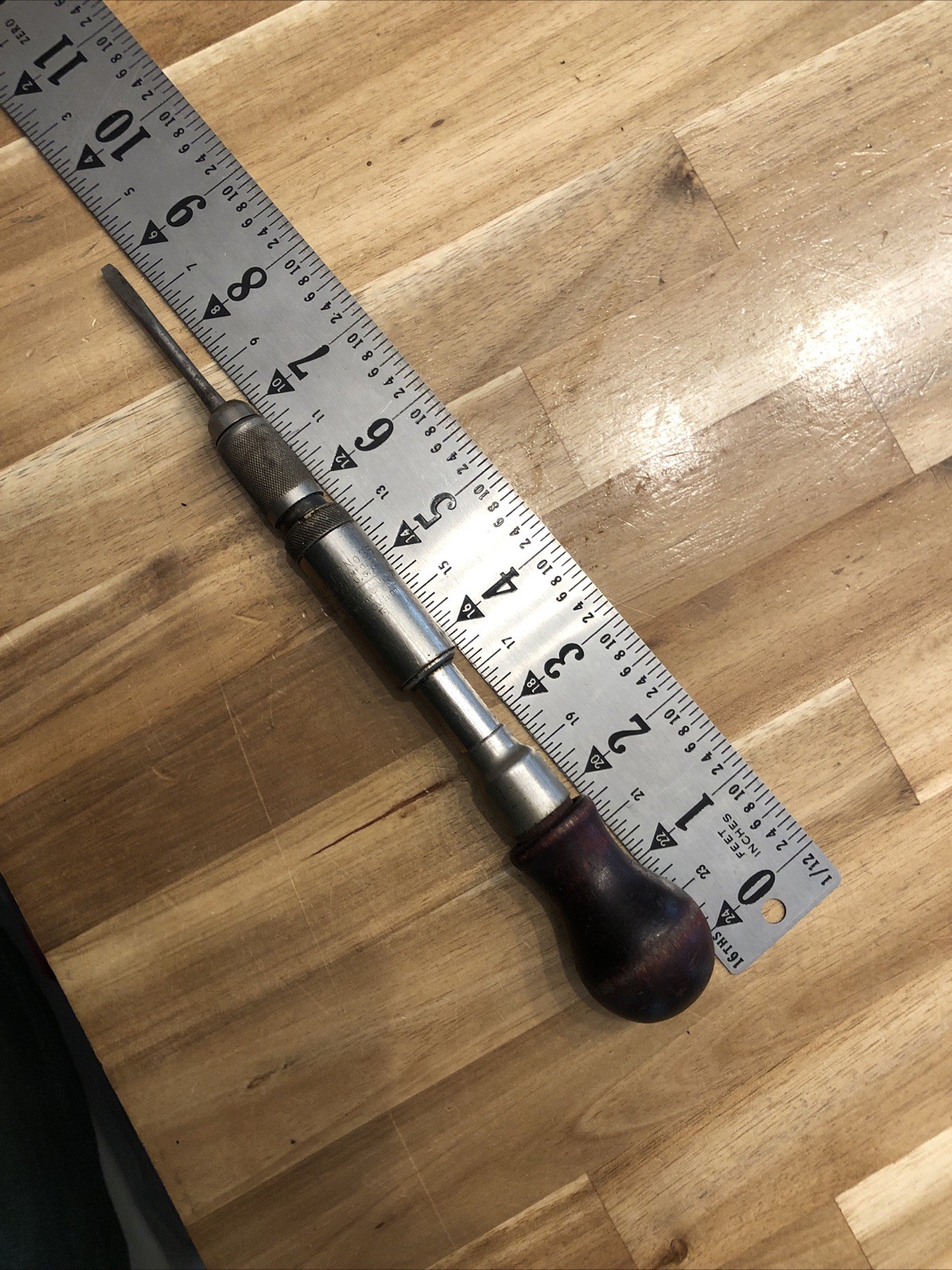 Antique North Bros – Yankee No. 35 spiral ratchet screwdriver and push drill