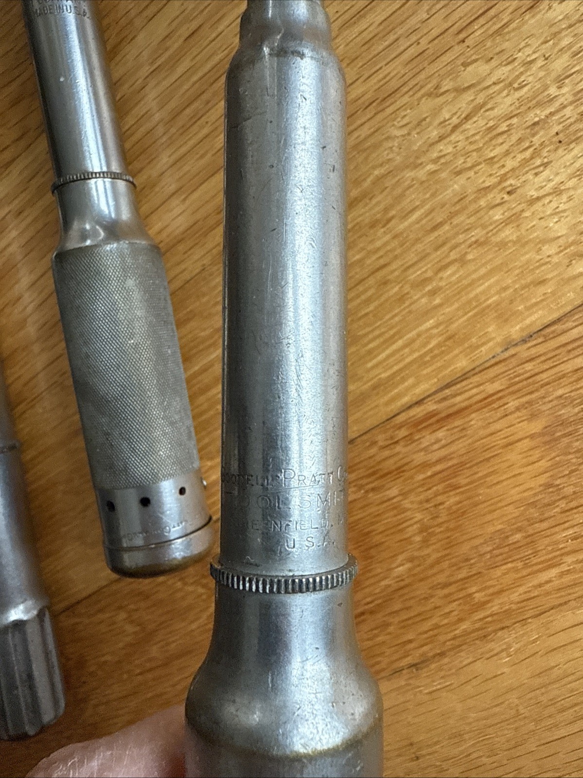 Lot of 4 Vintage Goodell Pratt Company Toolsmiths Hand Push Drills USA