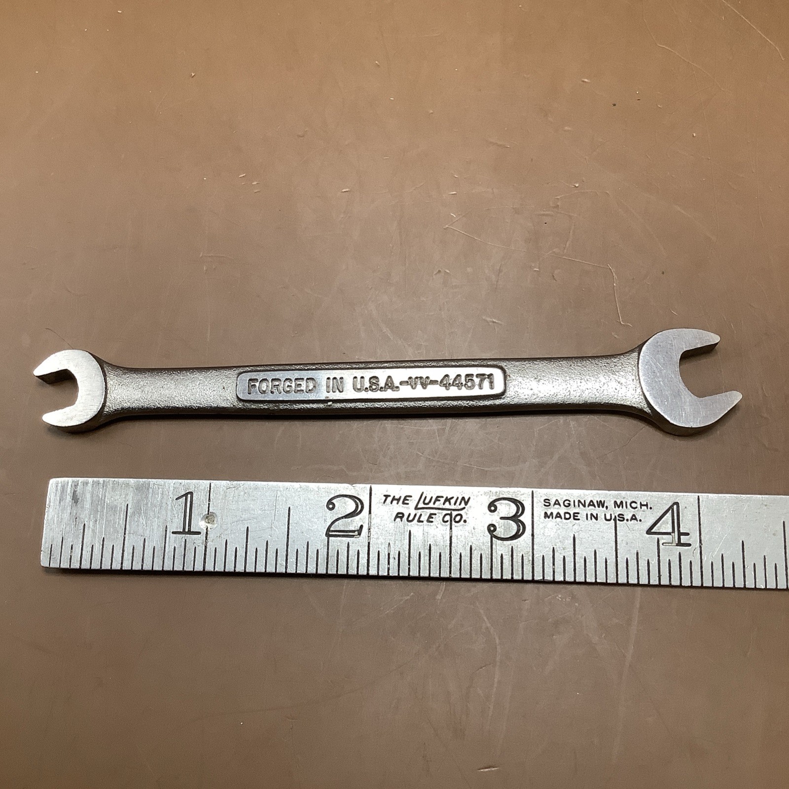 Vintage Craftsman 5/16” X 1/4” SAE Double Open End Wrench VV 44571 Made In USA