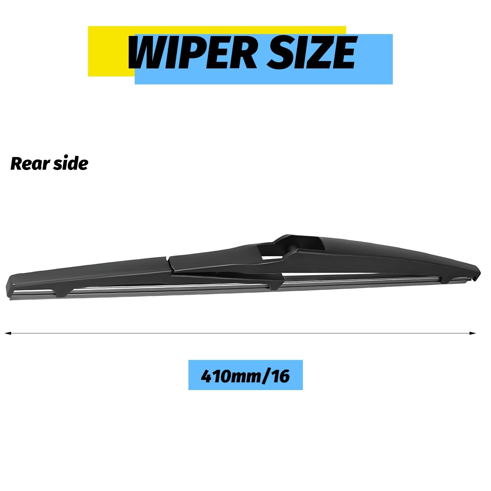 16 inch Rear Windshield Wiper Blades Replacement for 2022-2004 Prius, 2022-20…