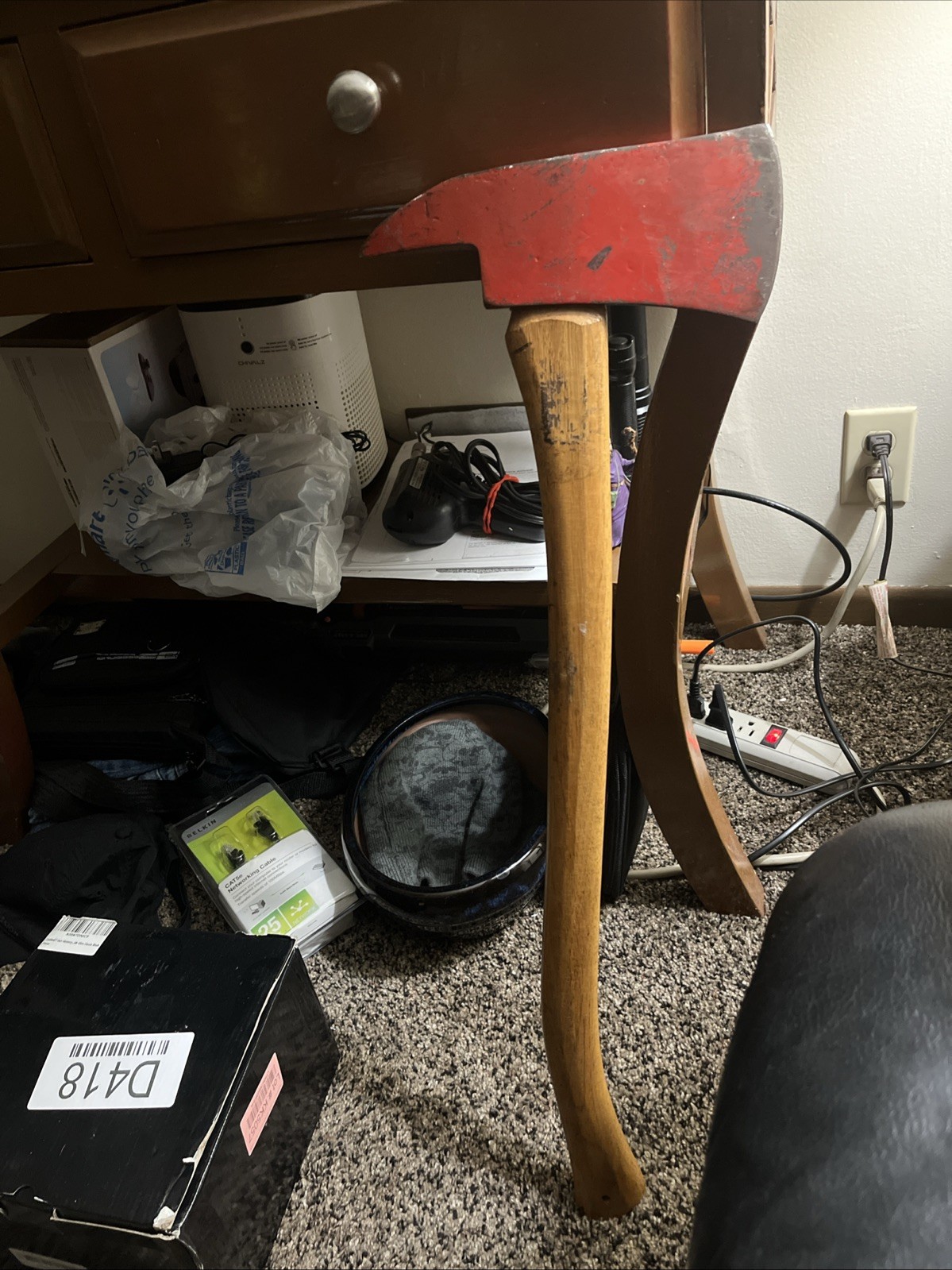Vintage Mann Edge Tool Co. Indian Chief Fireman’s Axe – 24″ Pick Head