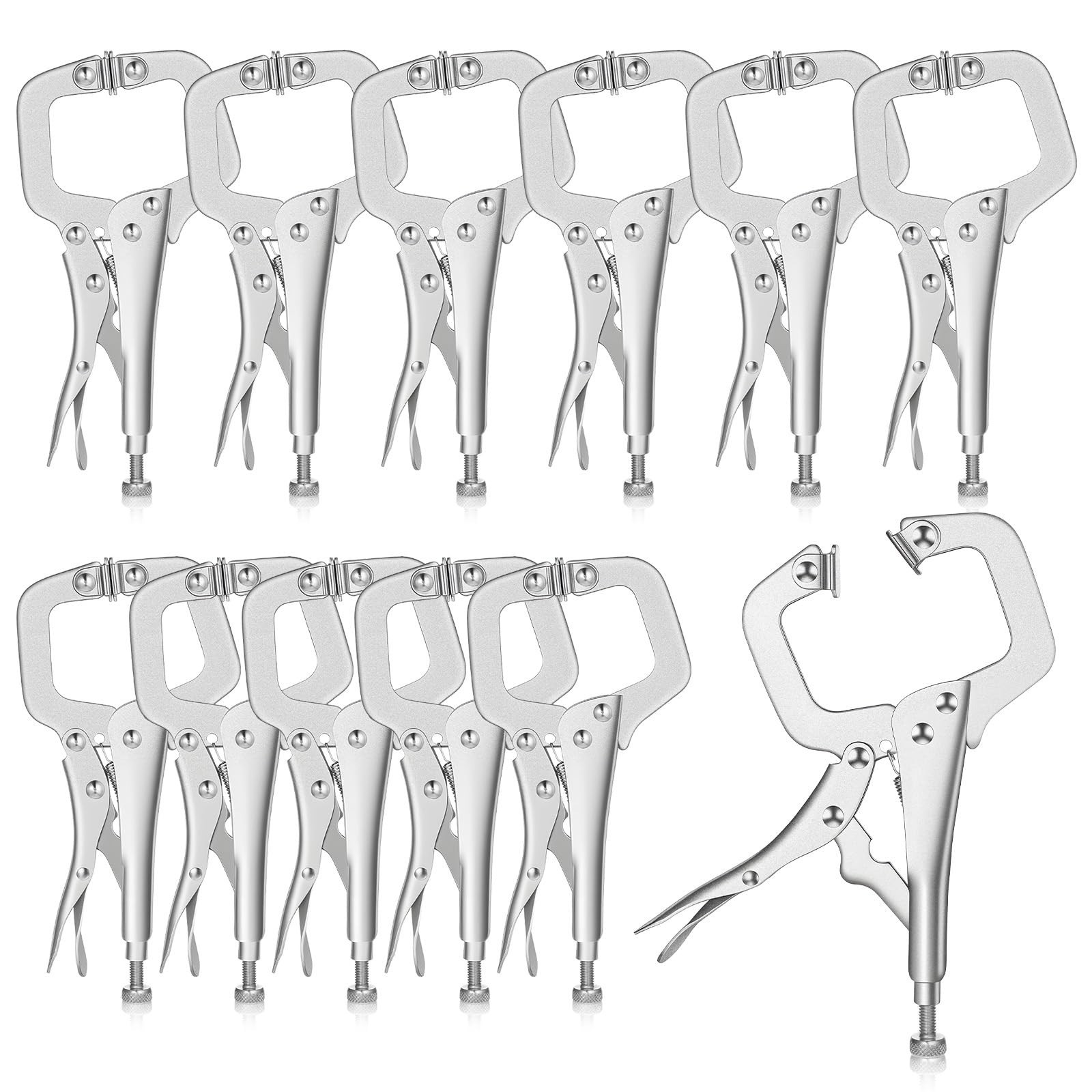 10 Pcs 6 Inch Locking C Clamp Heavy Duty Welding Clamps Pliers Vise Grip Clam…