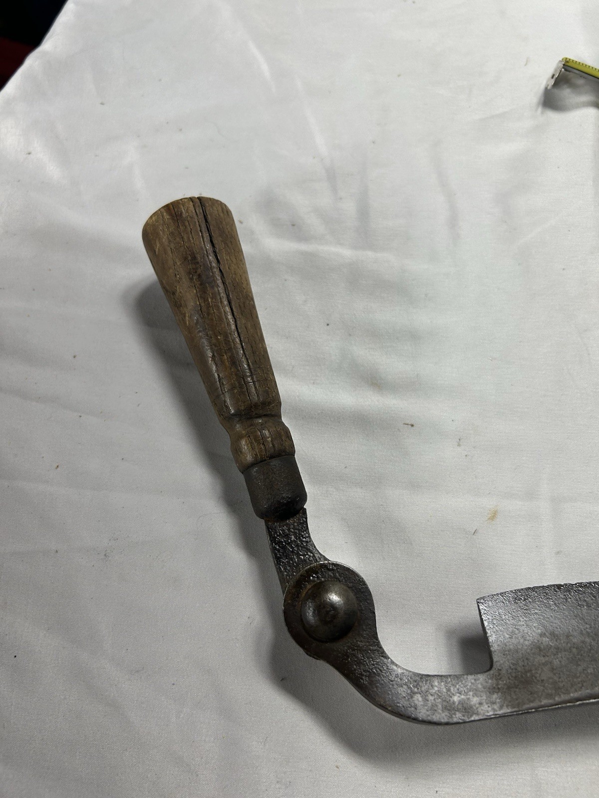 VINTAGE C. E. JENNINGS FOLDING DRAW KNIFE – 8” EDGE
