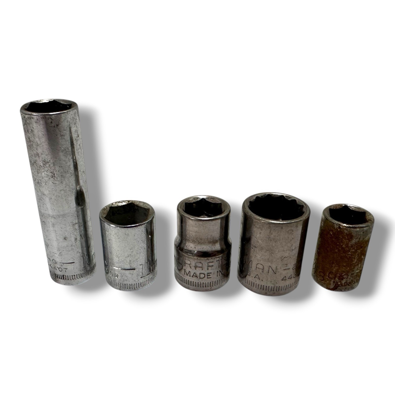 Lot Of 41 Vintage Craftsman Assorted Socket Lot Made In USA