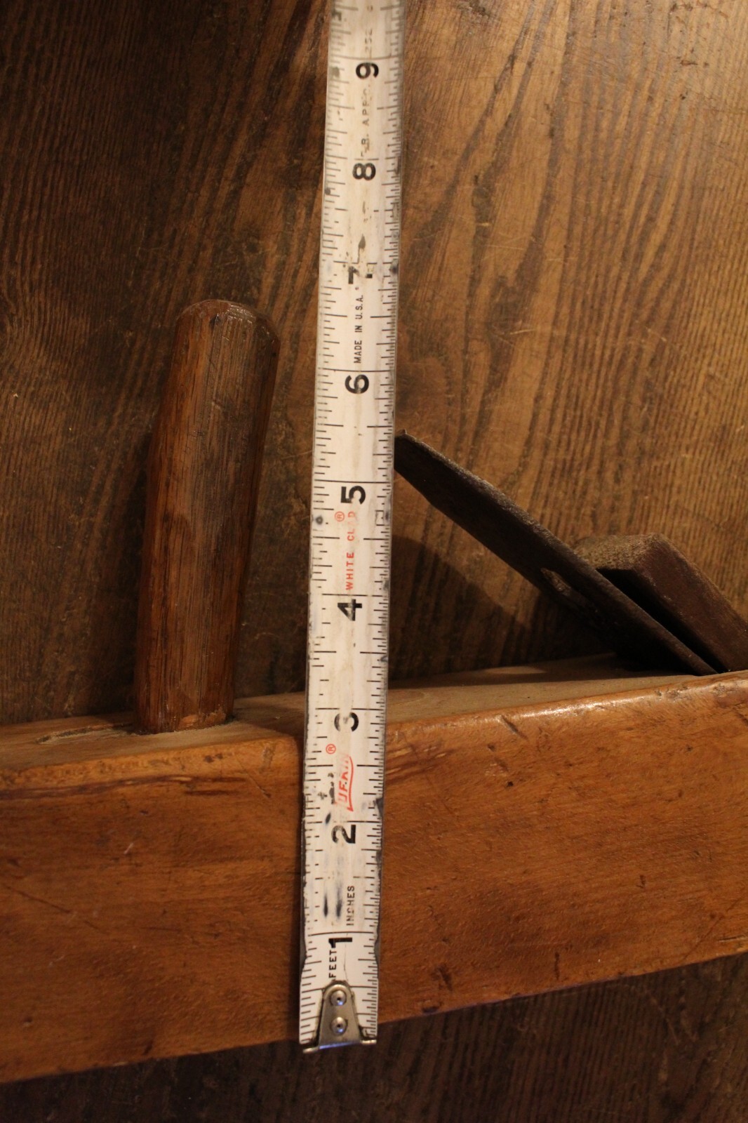 Vintage Wooden Body Wood Plane Approximately 16 X 3 X 3 Inches