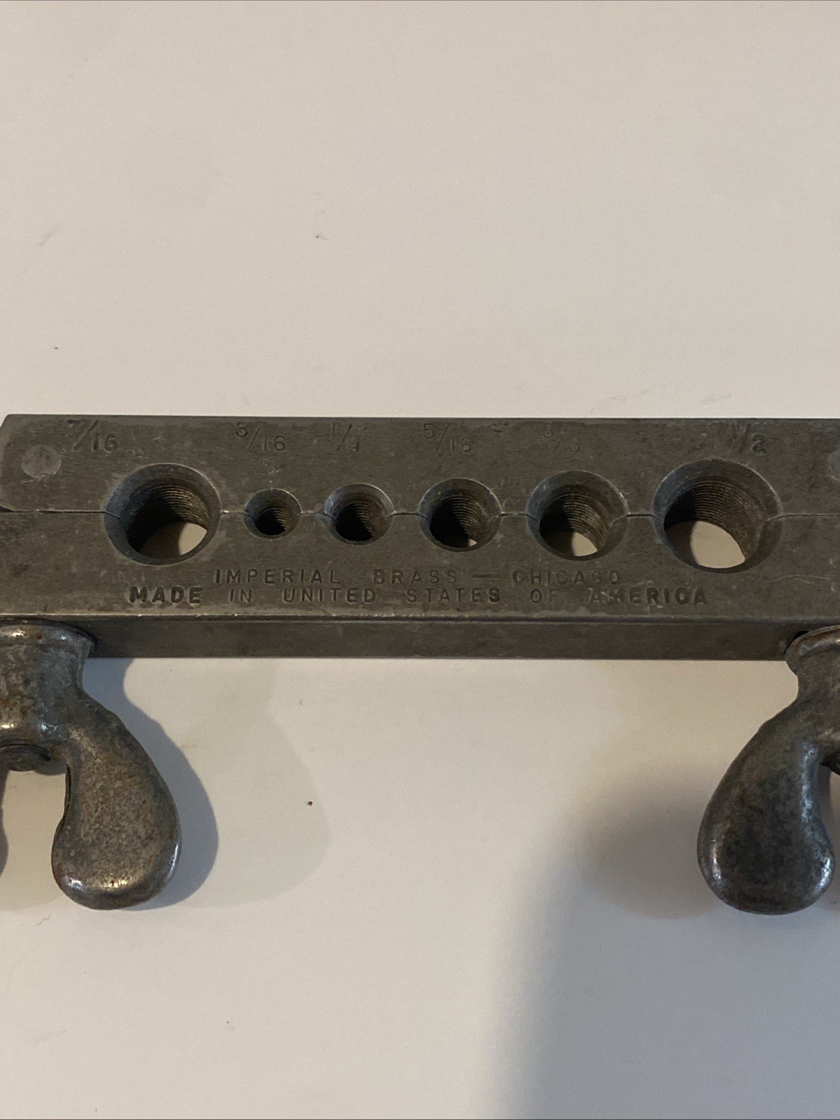 Vintage FLARING TOOL 7/16-1/2 IMPERIAL BRASS CHICAGO MODEL 93 F